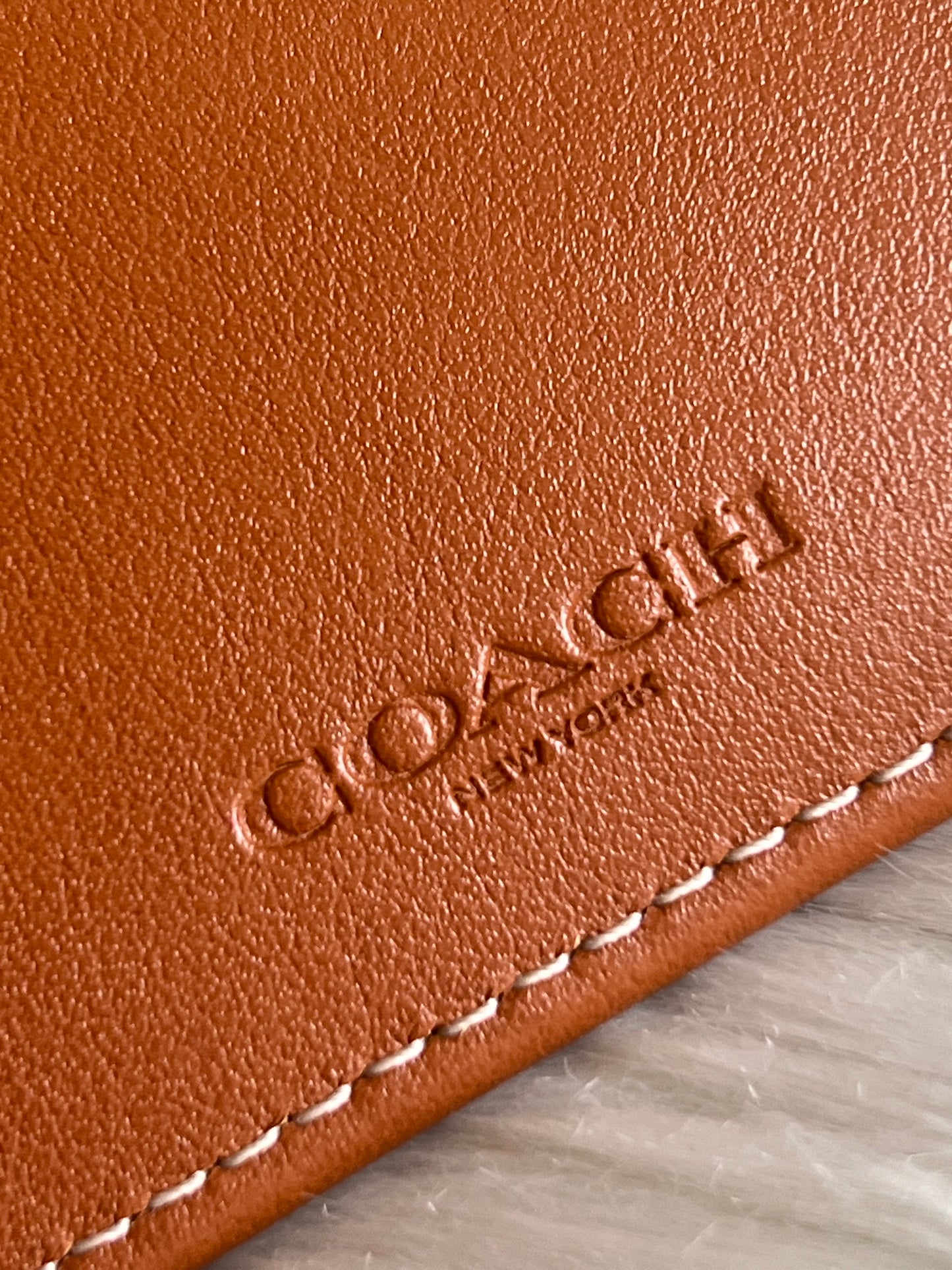 Coach Card Case In Micro Signature Jacquard