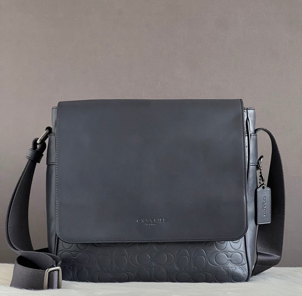 Coach Metropolitan Map Bag In Signature Leather – Club de Mode