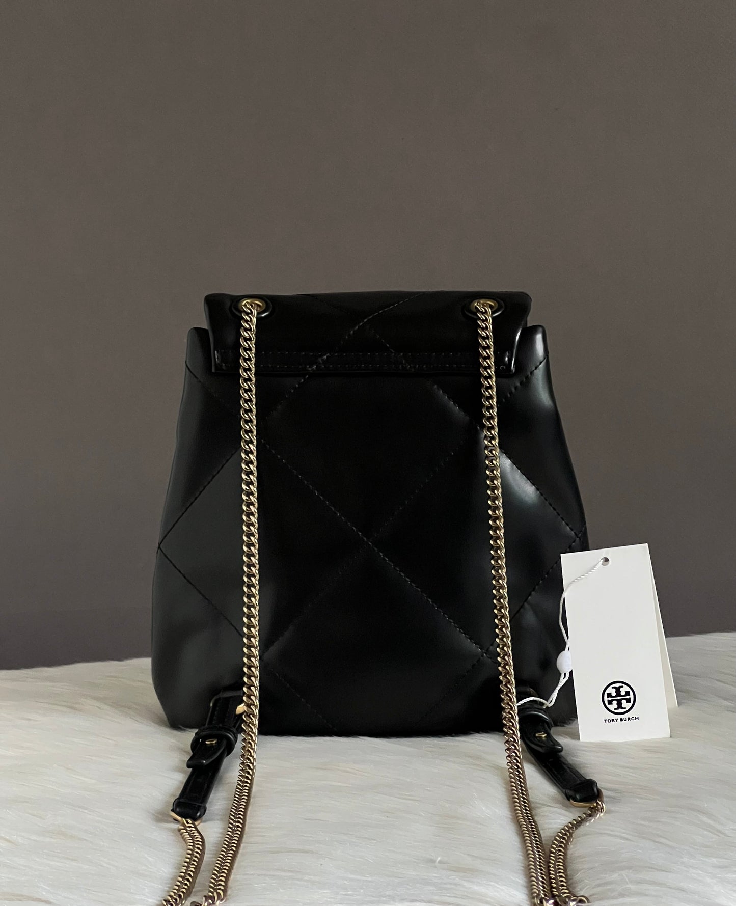 Tory Burch Mini Kira Diamond Quilt Backpack