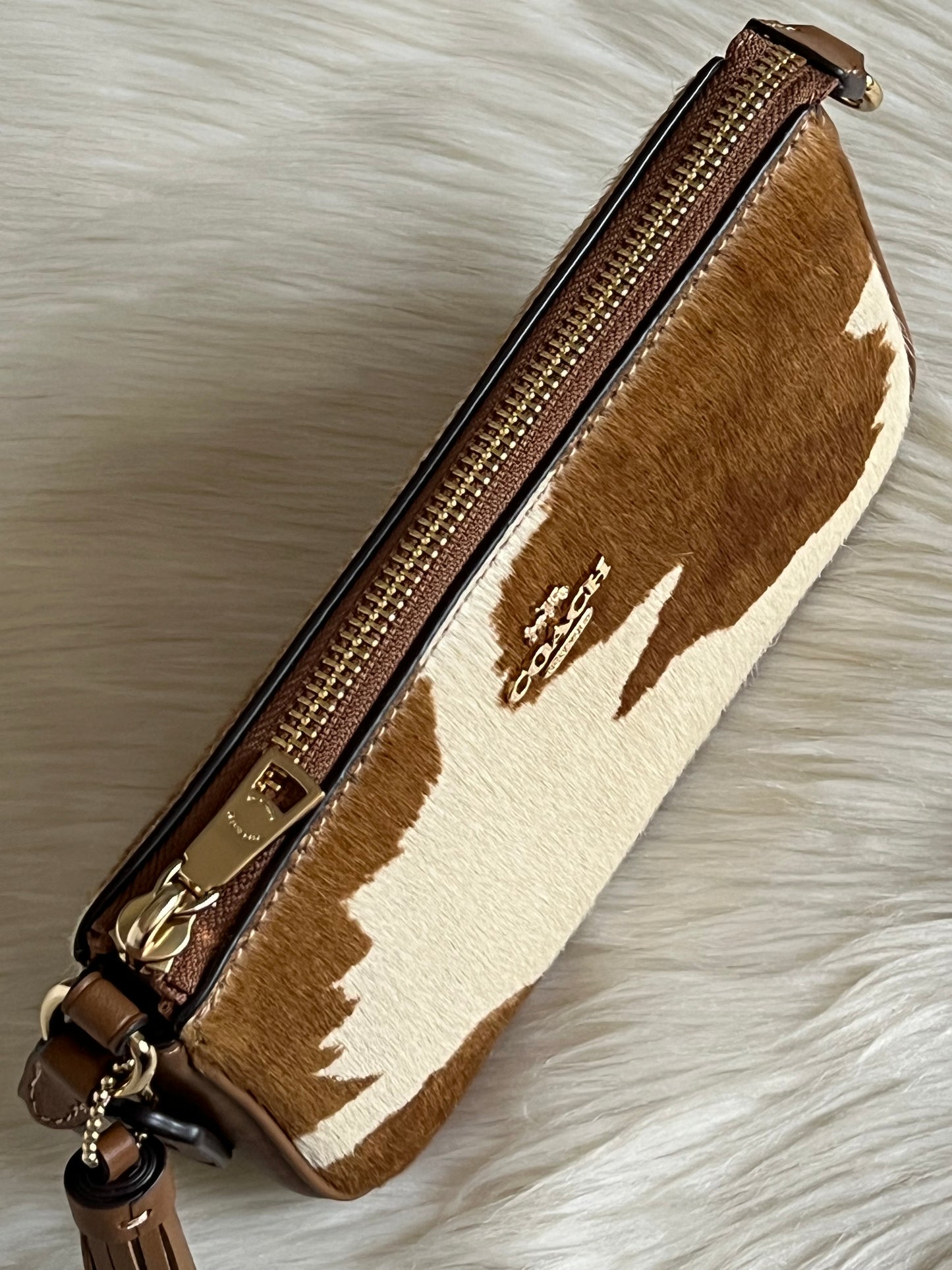 Coach Nolita 19 in Haircalf with Cow Print