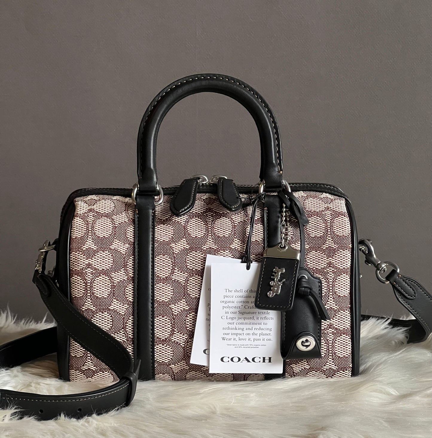 Coach Ruby Satchel 25 in Signature Textile Jacquard