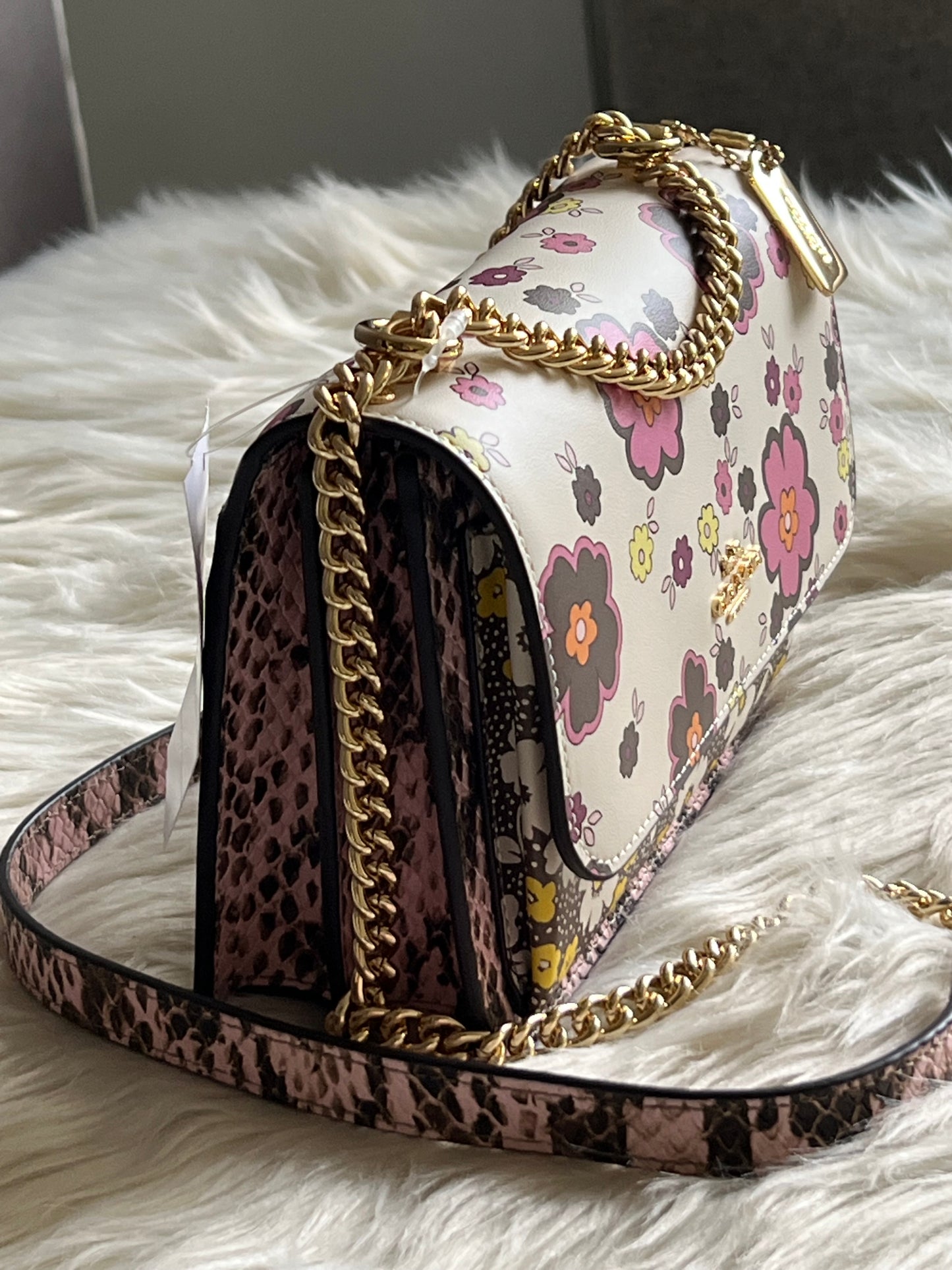 Coach Mini Klare Crossbody Bag with Floral Print