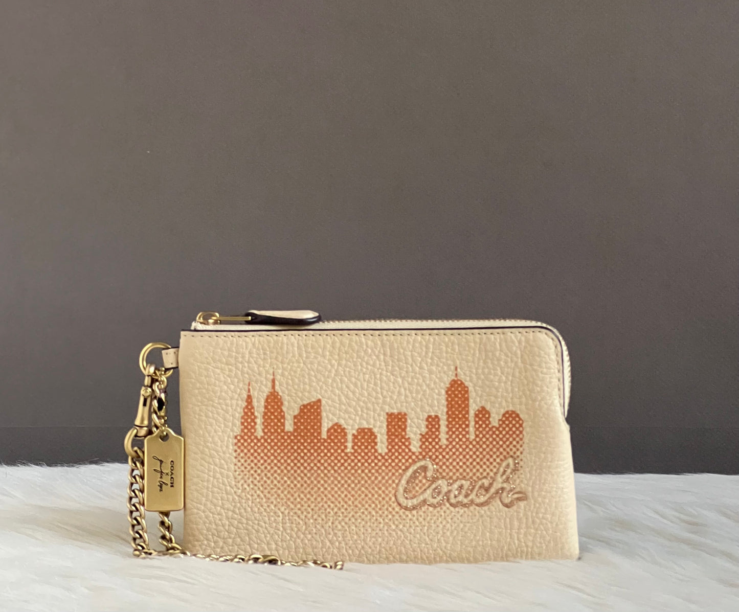 Coach X Jennifer Lopez Corner Zip Wristlet