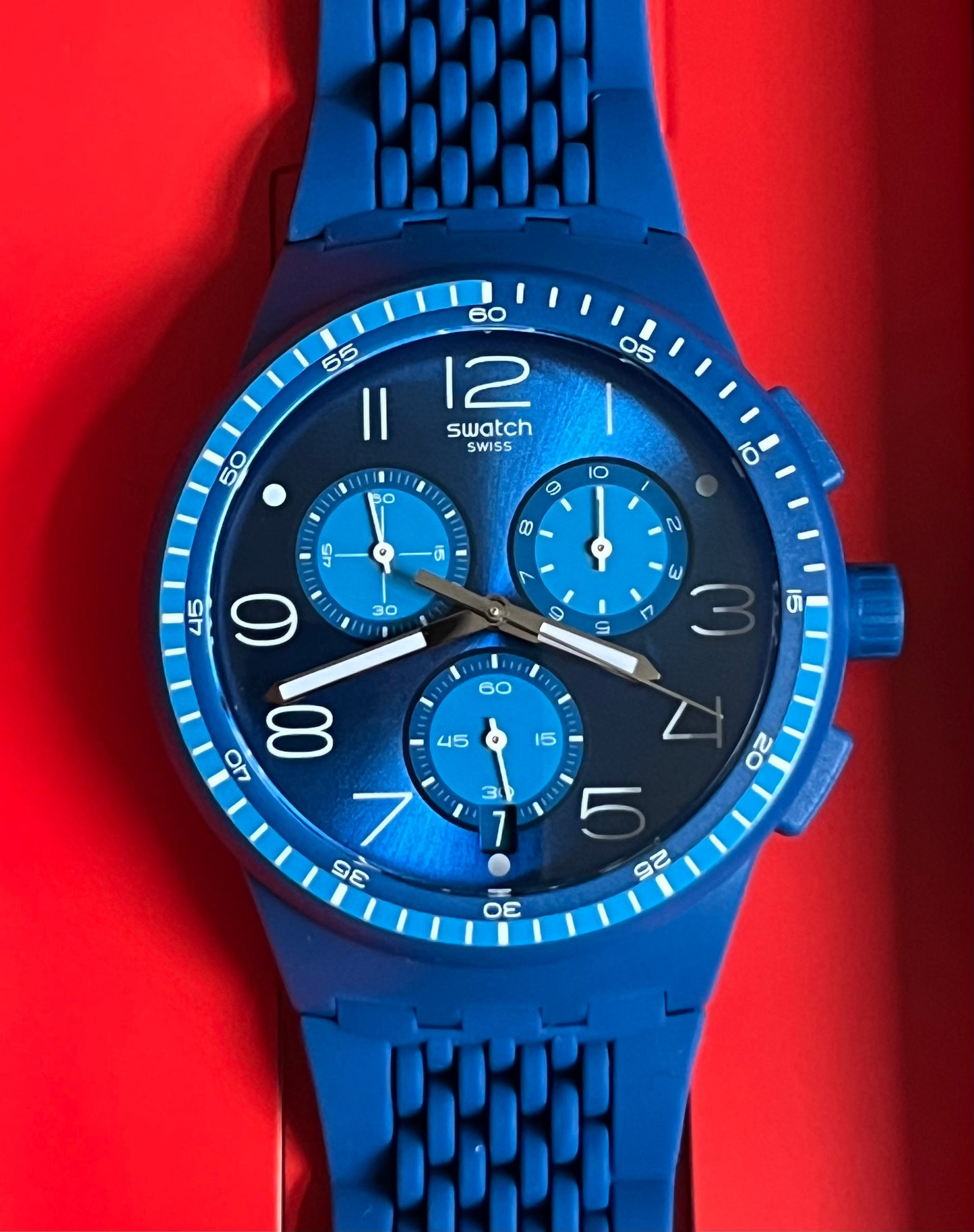 Swatch Triple Blu Watch
