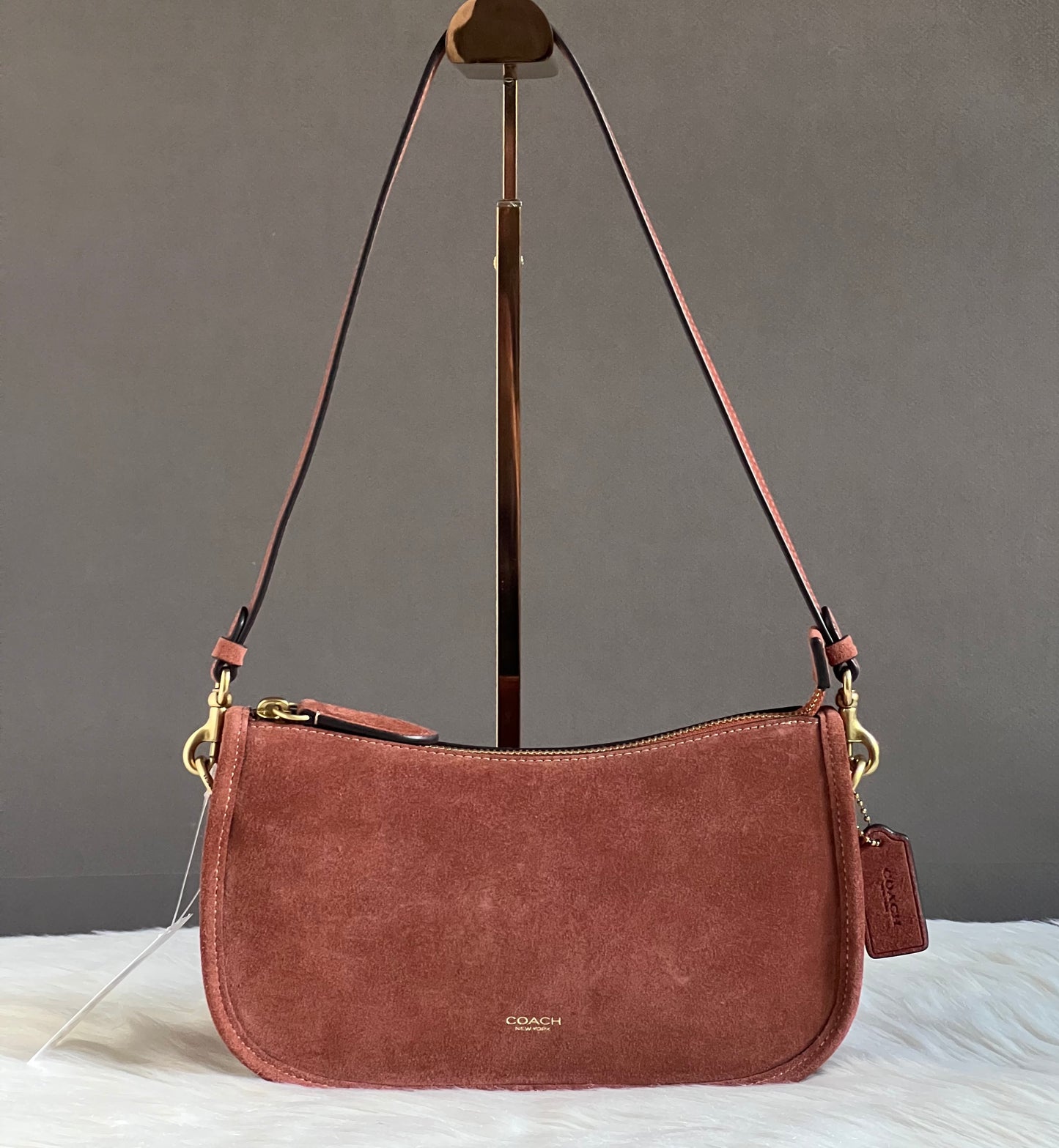 Coach Suede Waverly Bag
