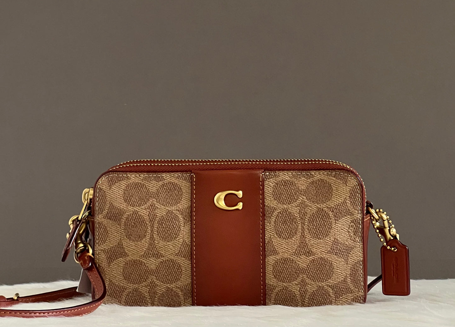 Coach Kira Crossbody Bag In Colorblock Signature Canvas