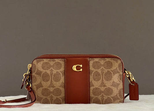 Coach Kira Crossbody Bag In Colorblock Signature Canvas