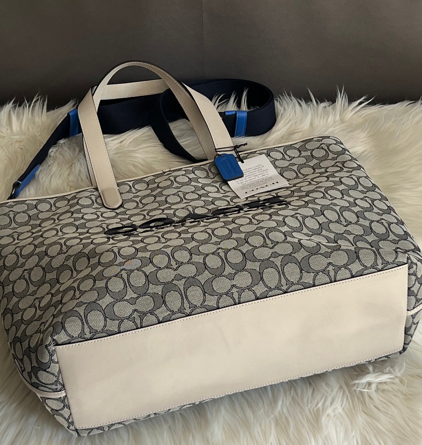 Coach League Tote in Signature Jacquard