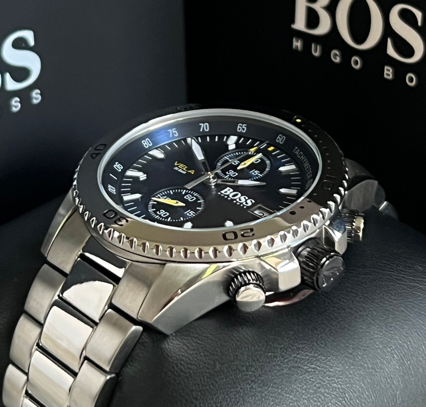 Hugo Boss Men’s Aero-Vela Chronograph Watch