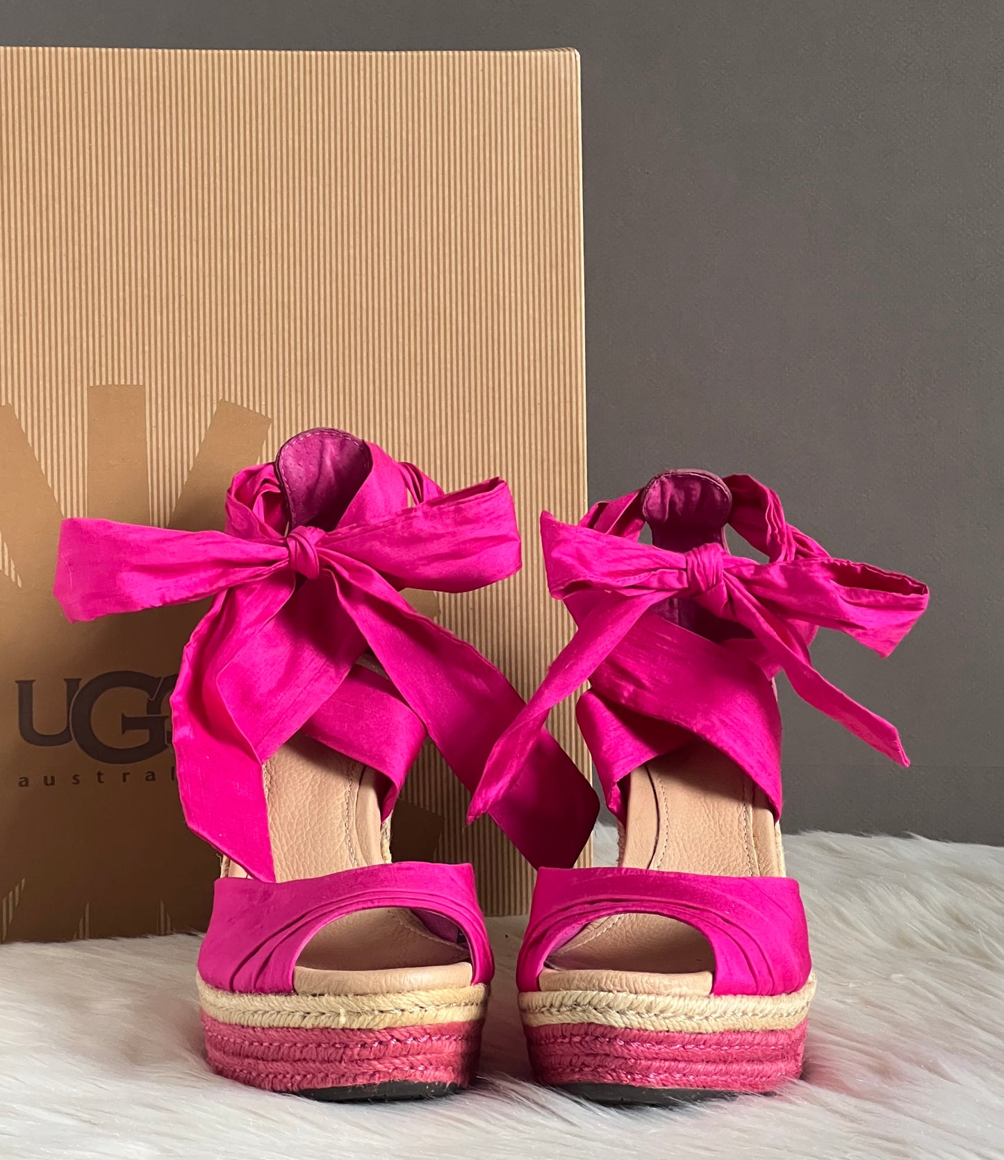 UGG Lucianna Platform Wedge Sandals