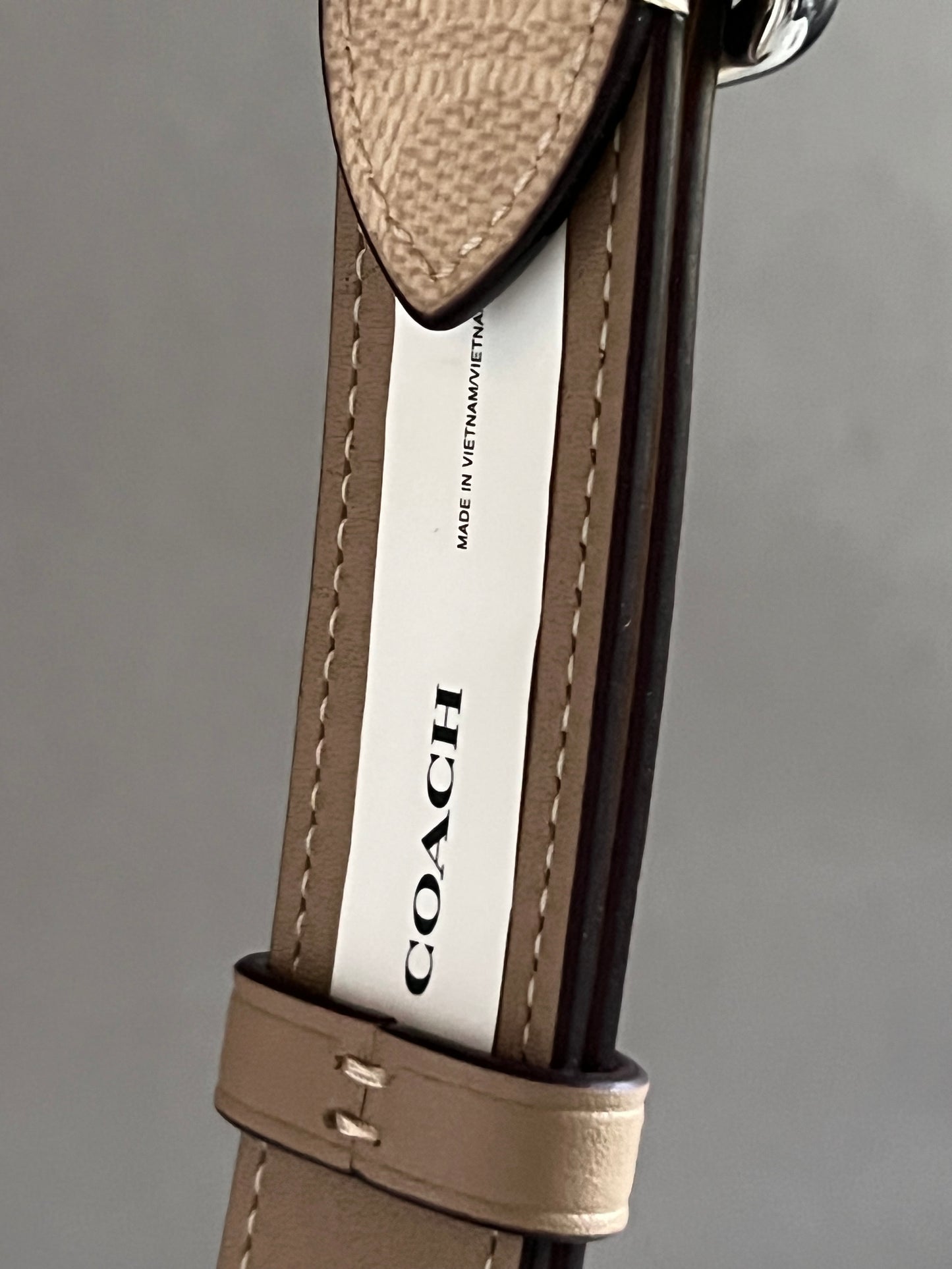 Coach Reversible Strap In Signature Canvas