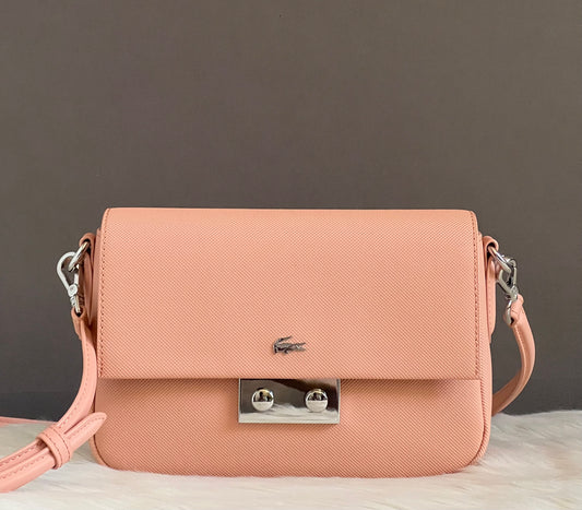 Lacoste Women's Flap Close Shoulder Bag