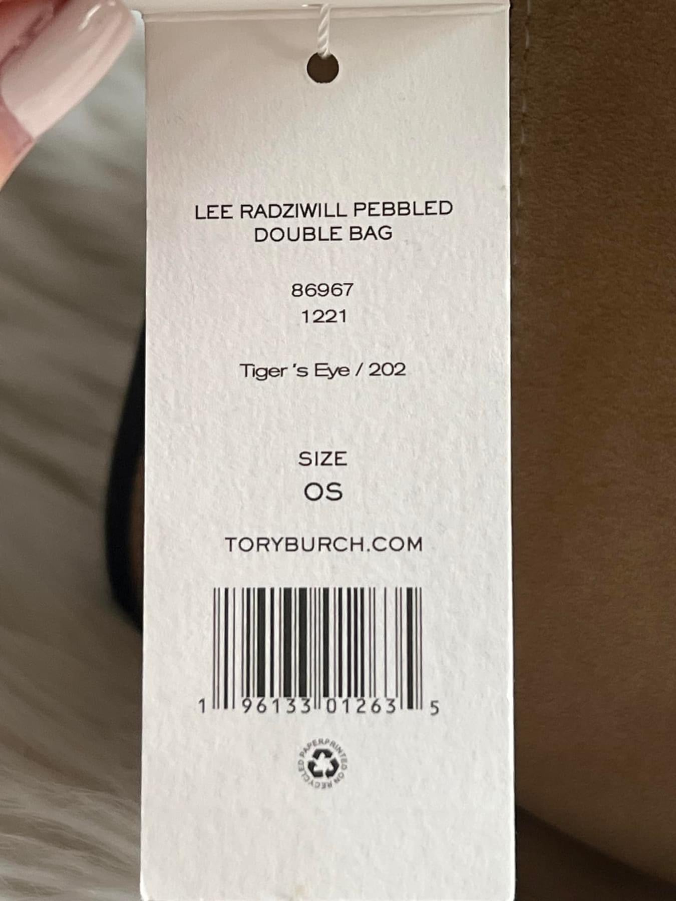 Tory Burch Lee Radziwill Pebbled Double Bag