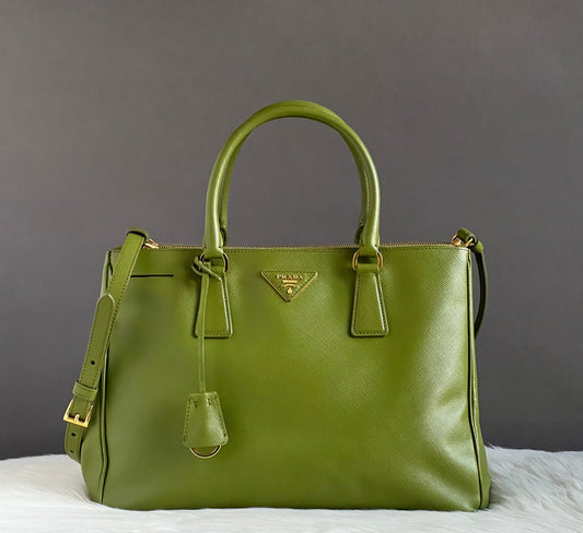 Prada Large Saffiano Lux Galleria Tote Bag