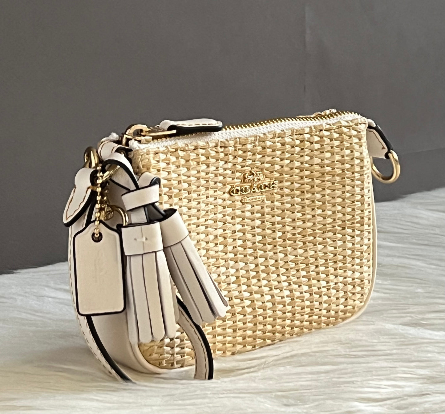 Coach Nolita 15 in Straw