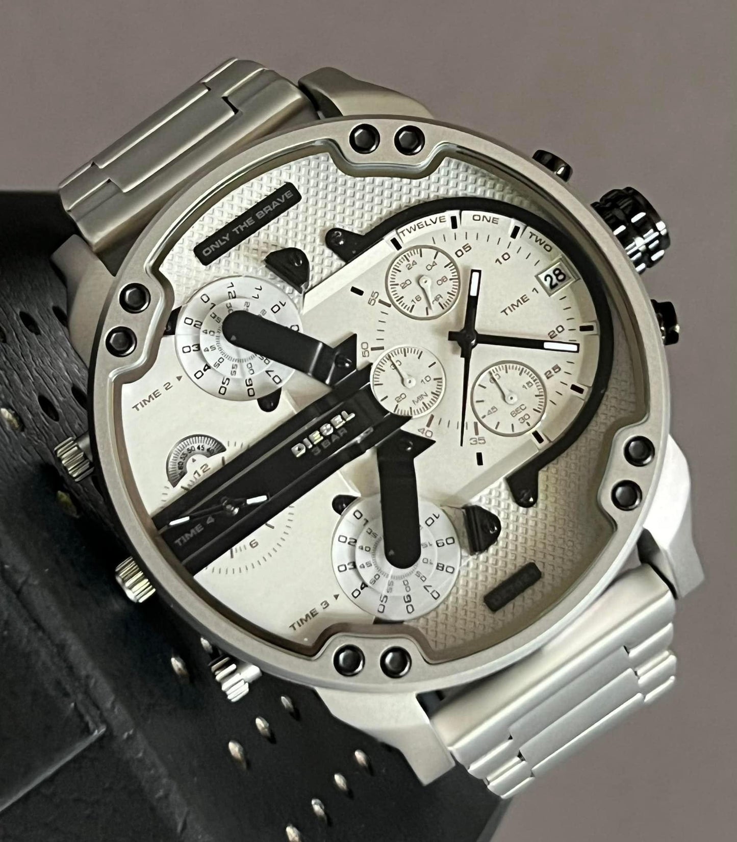 Diesel Men’s Mr. Daddy 2.0 Chronograph Stainless Steel Watch