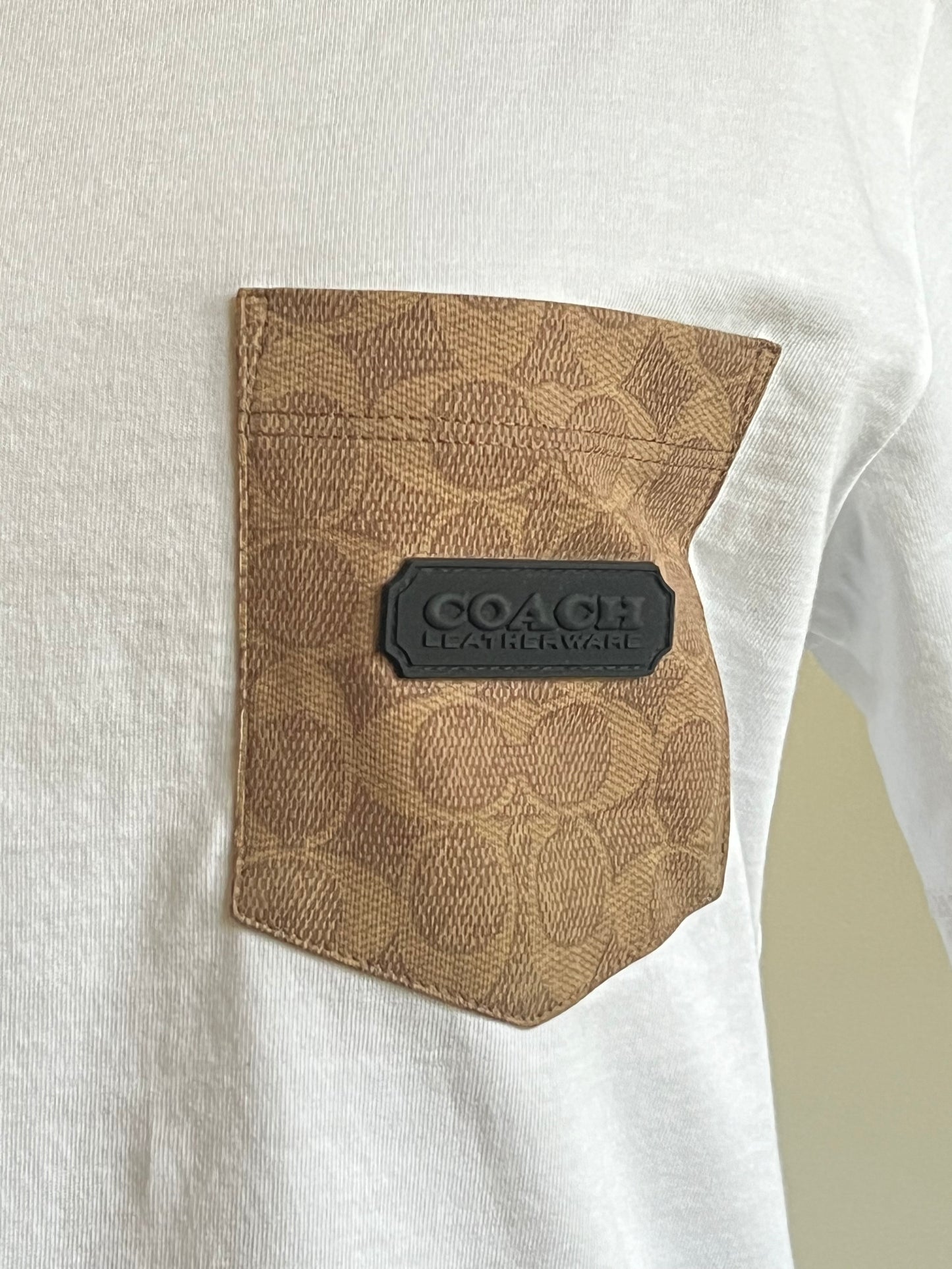 Coach Essential Pocket T-Shirt In Organic Cotton