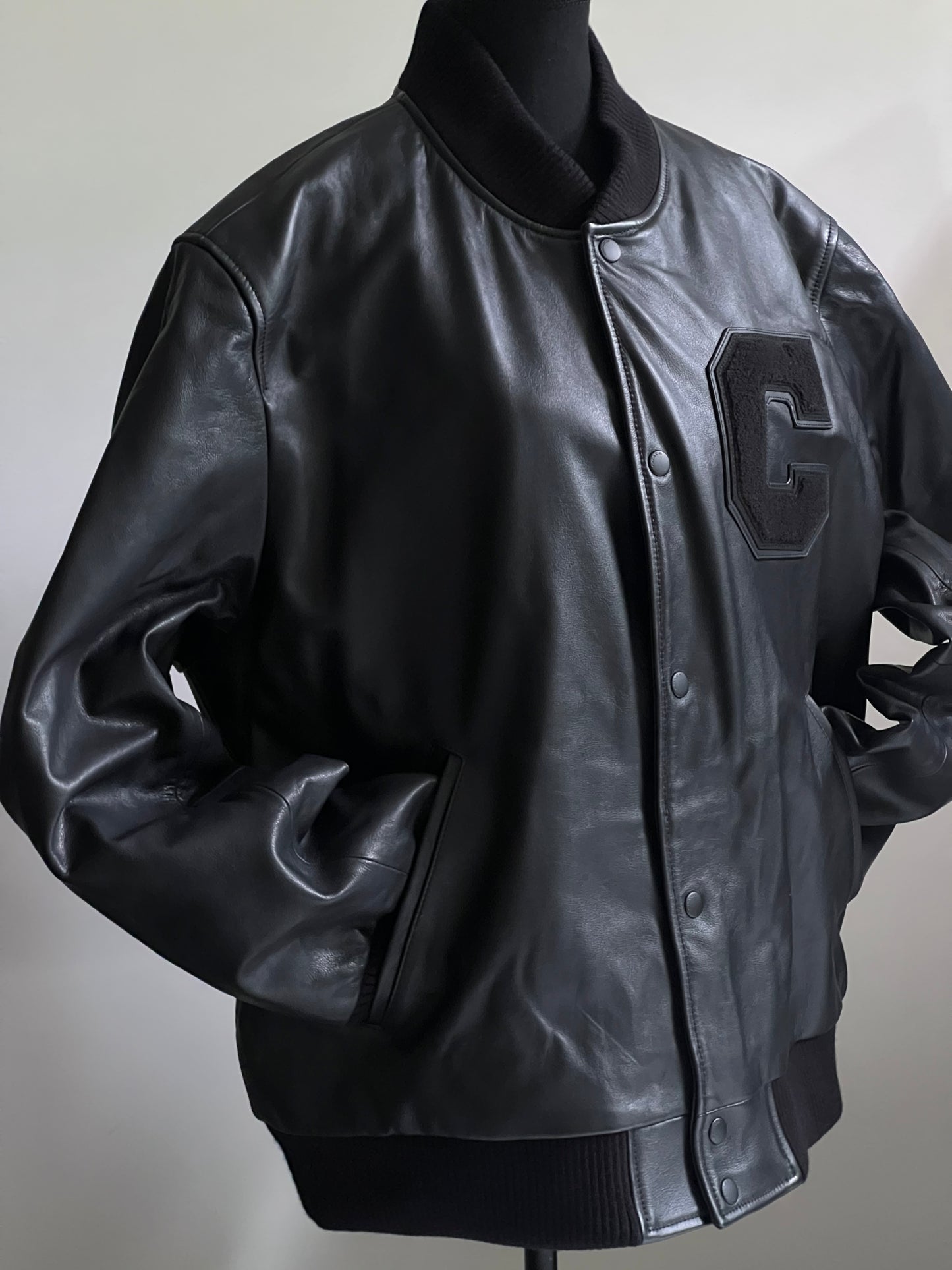 Coach Leather Varsity Jacket
