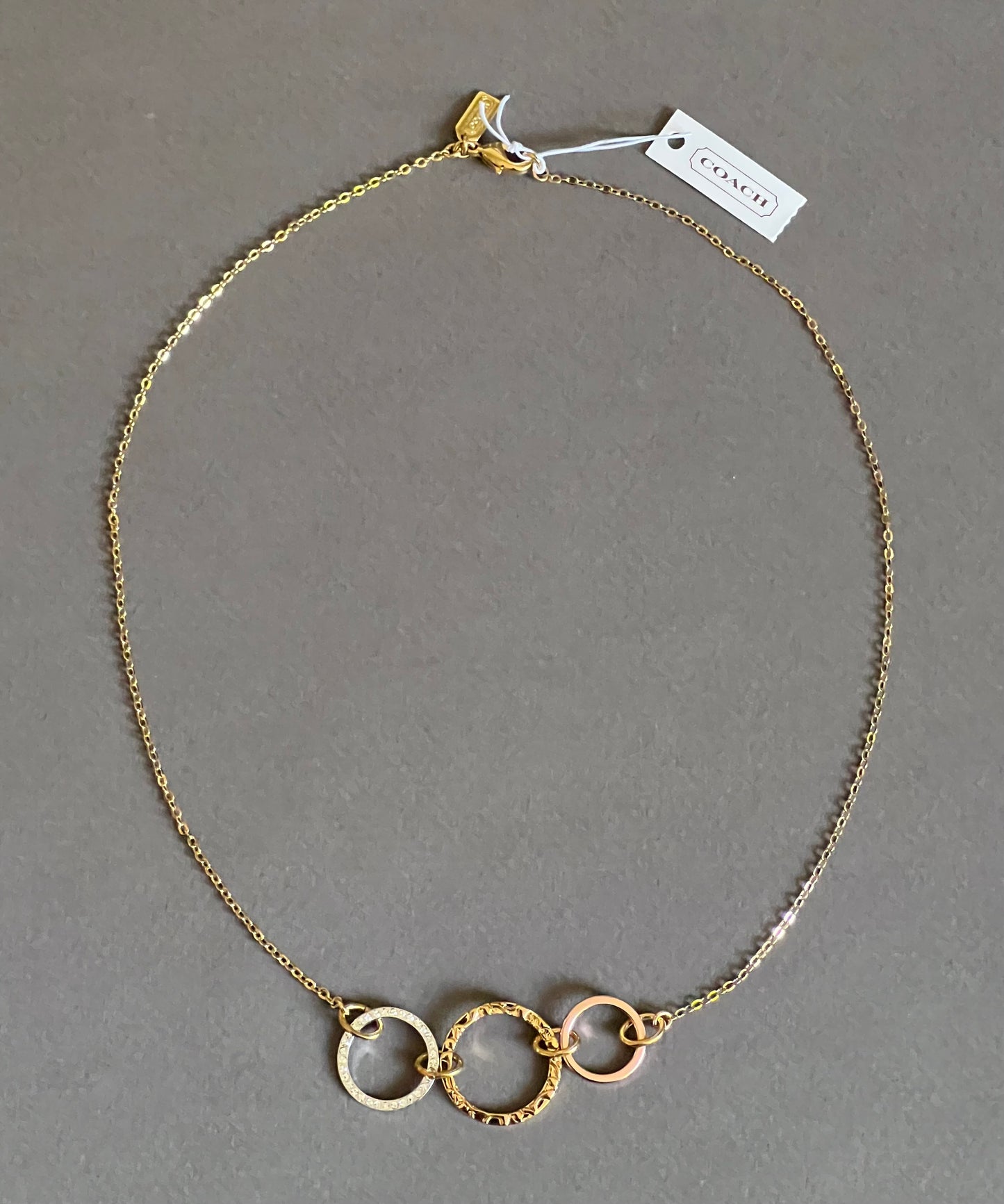 Coach Open Circles Necklace