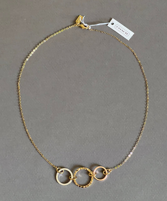 Coach Open Circles Necklace