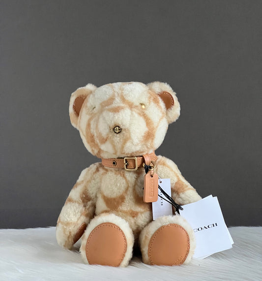 Coach Bear Collectible in Signature Shearling