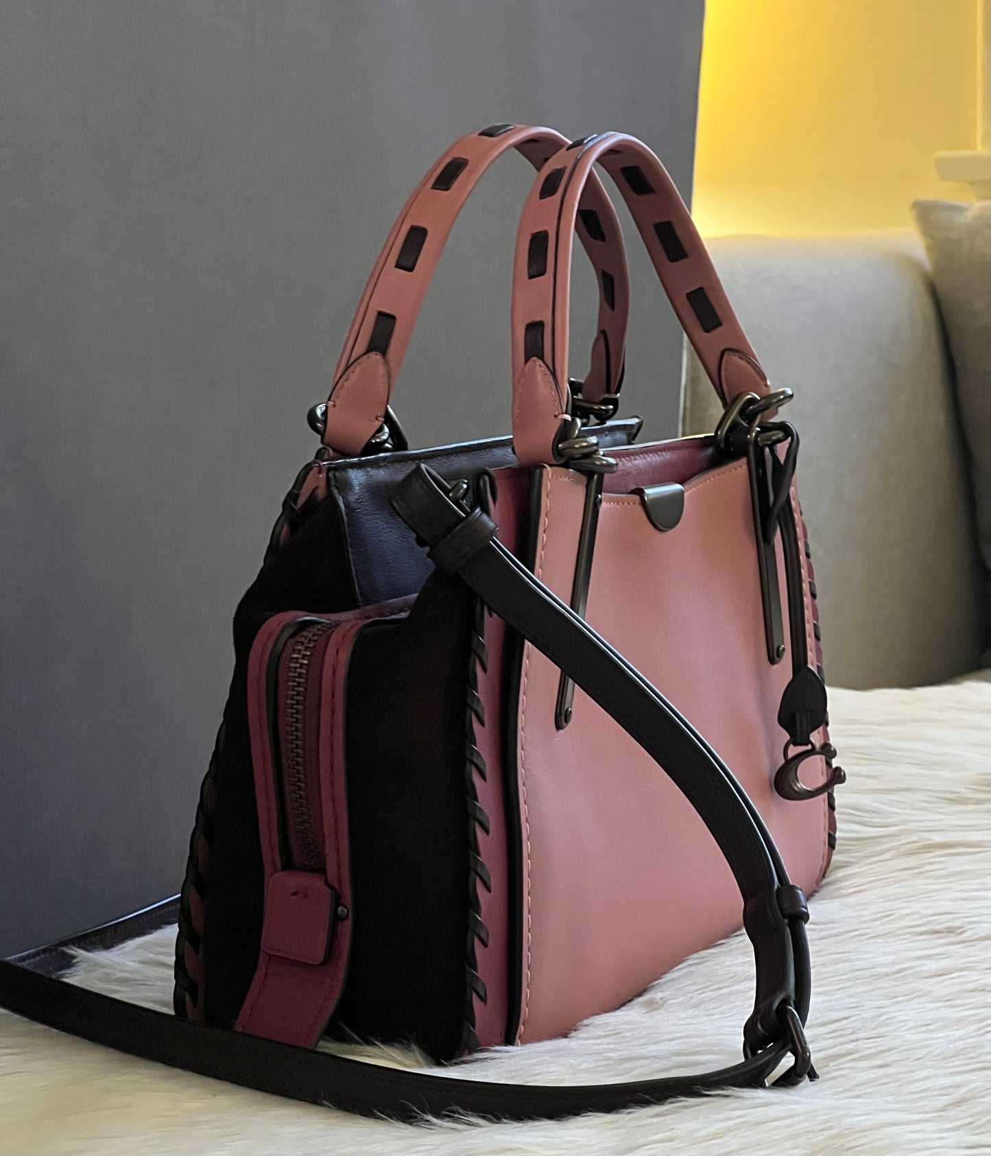 Coach Dreamer In Colorblock With Whipstitch