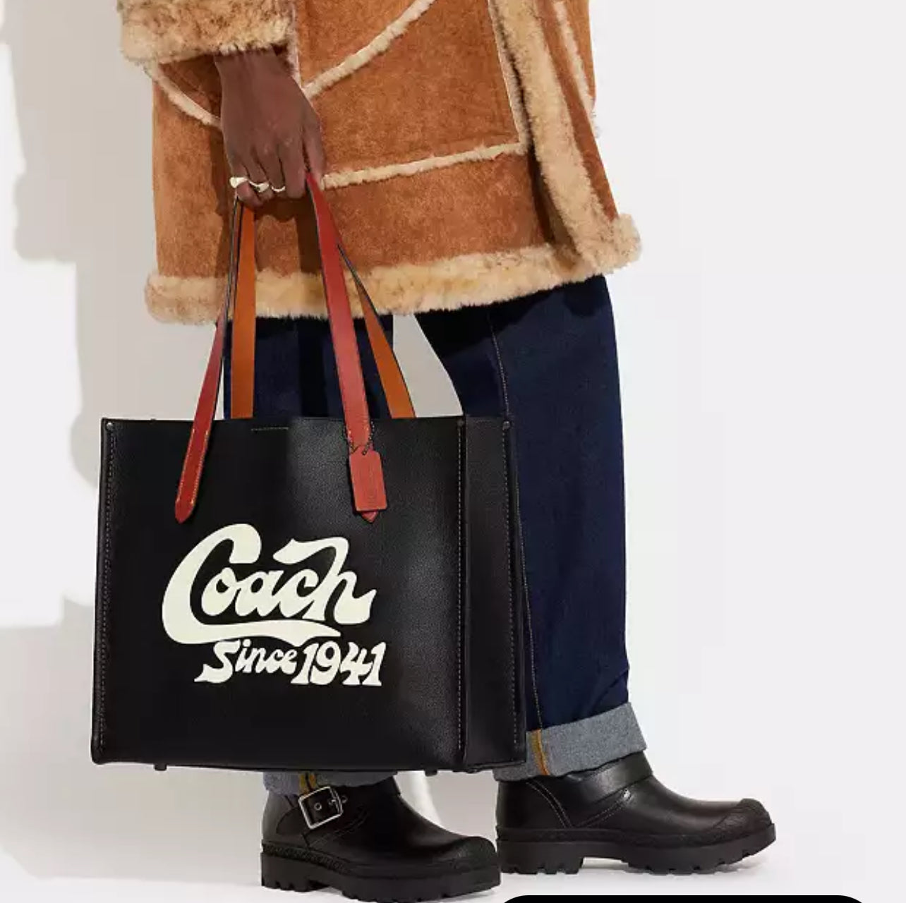 Coach Relay Tote with Coach Graphic