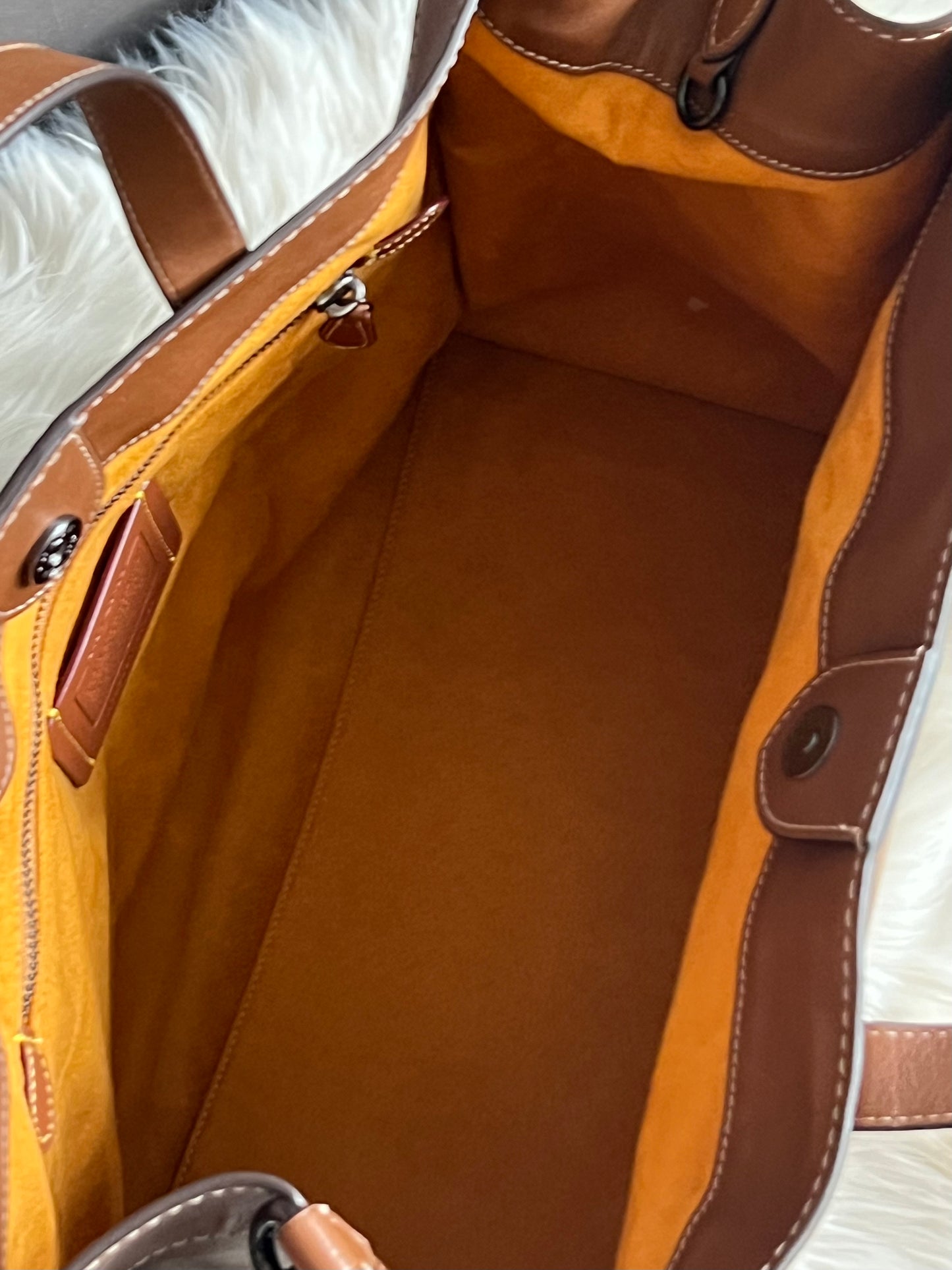 Coach Field Tote 40 with Coach Badge