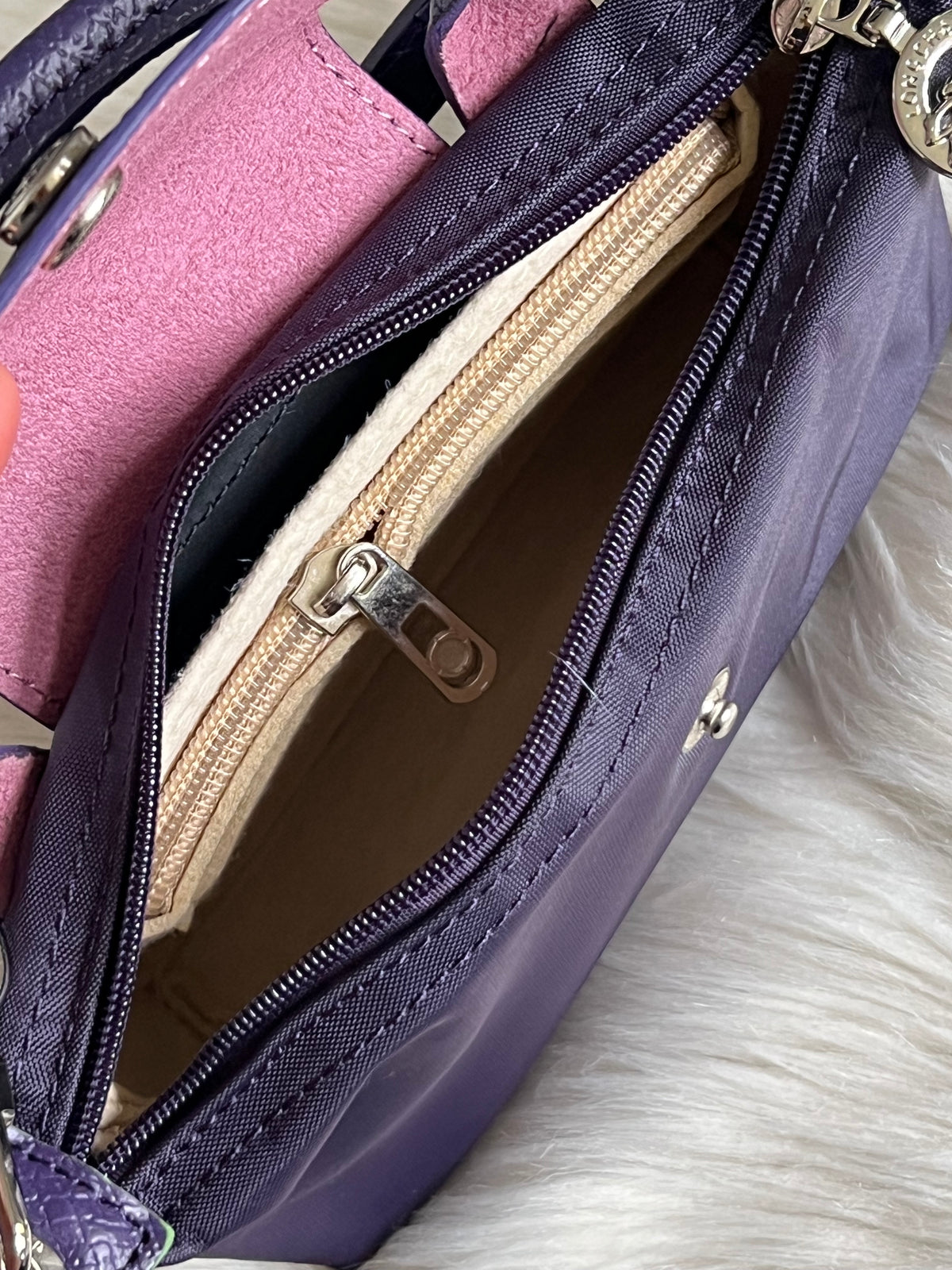 Longchamp XS Le Pliage Original Pouch with Strap