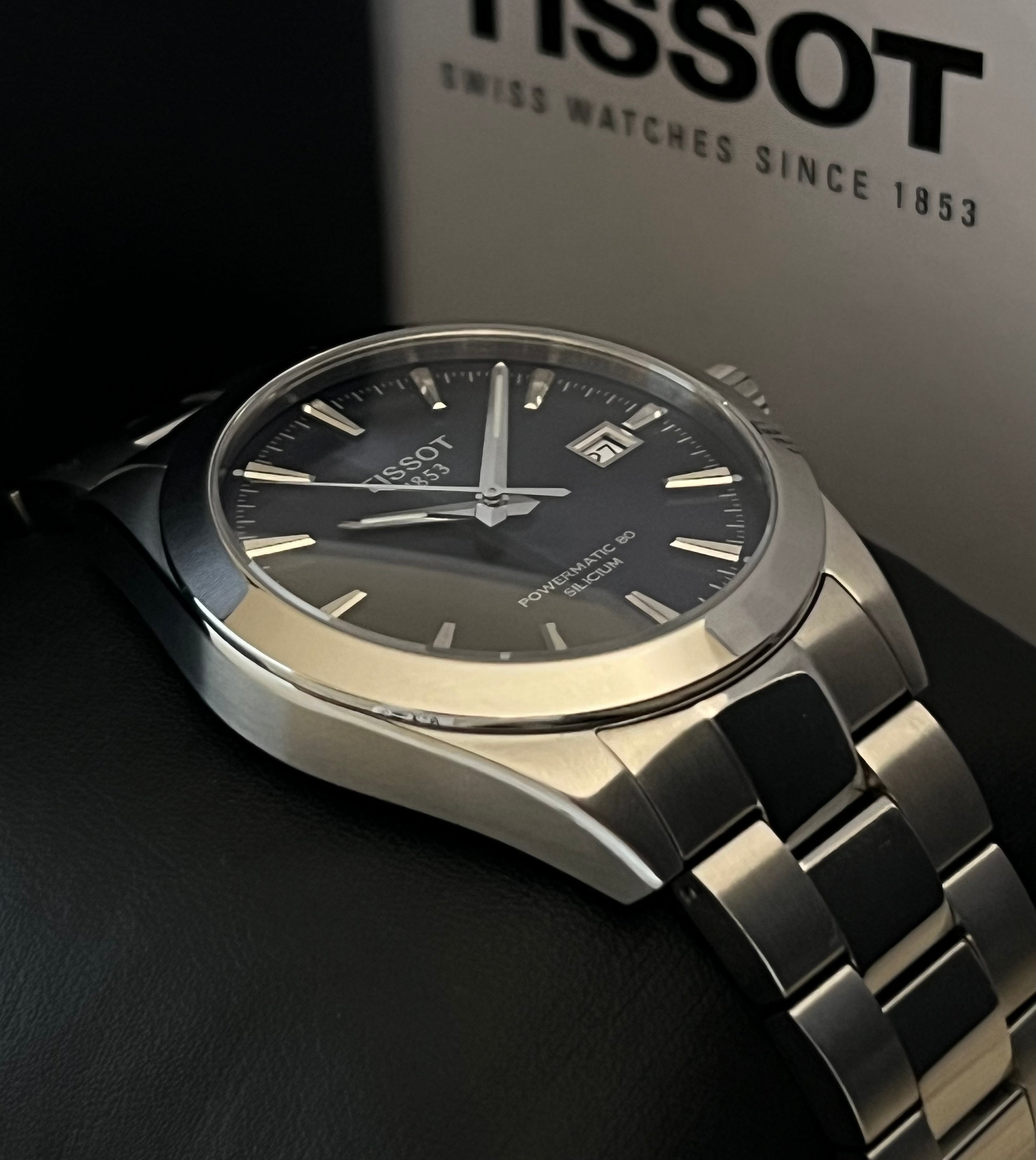 Tissot Men's Gentleman Powermatic 80 Silicium Watch – Club de Mode