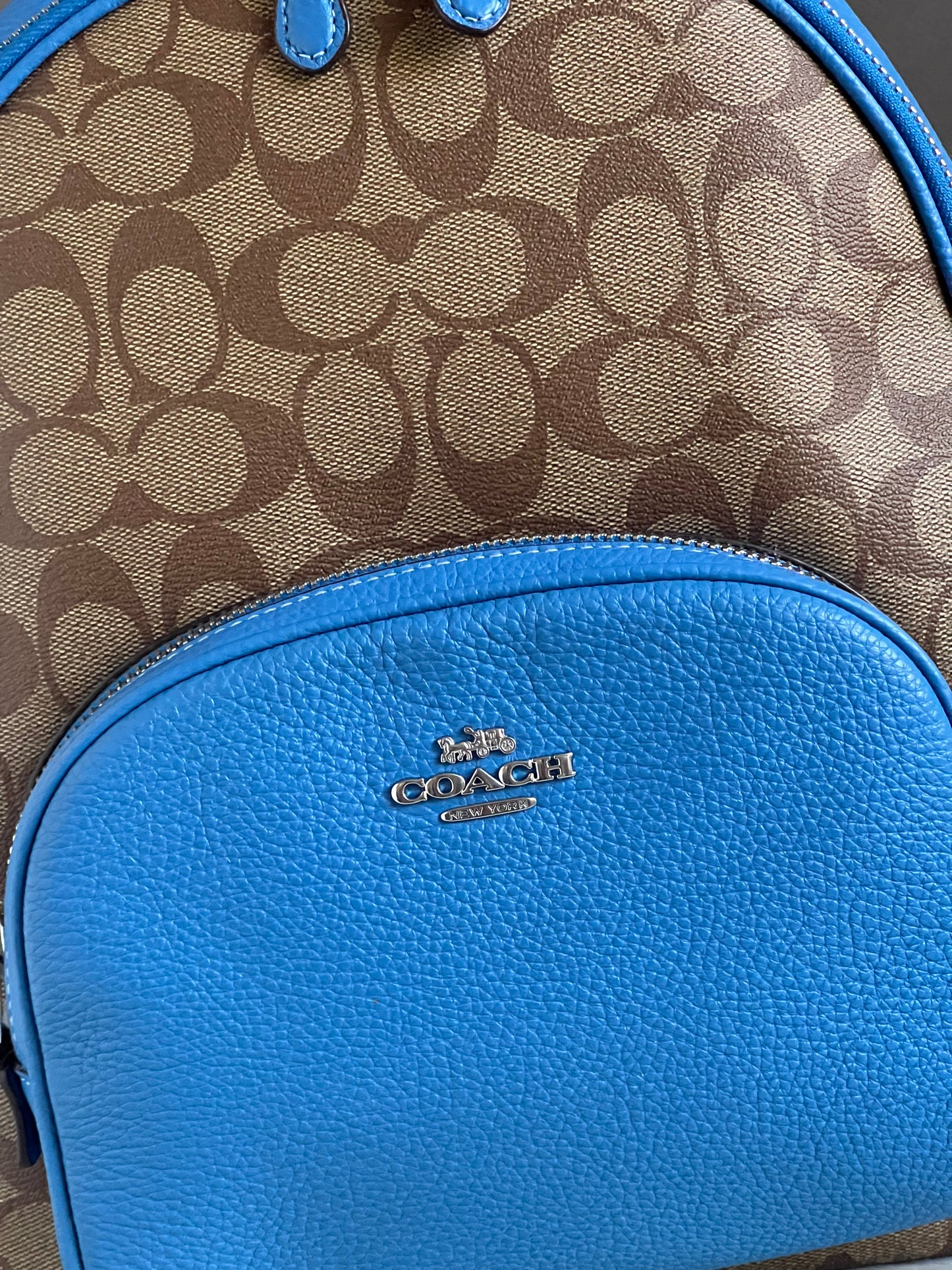 Coach Court Backpack In Signature Canvas