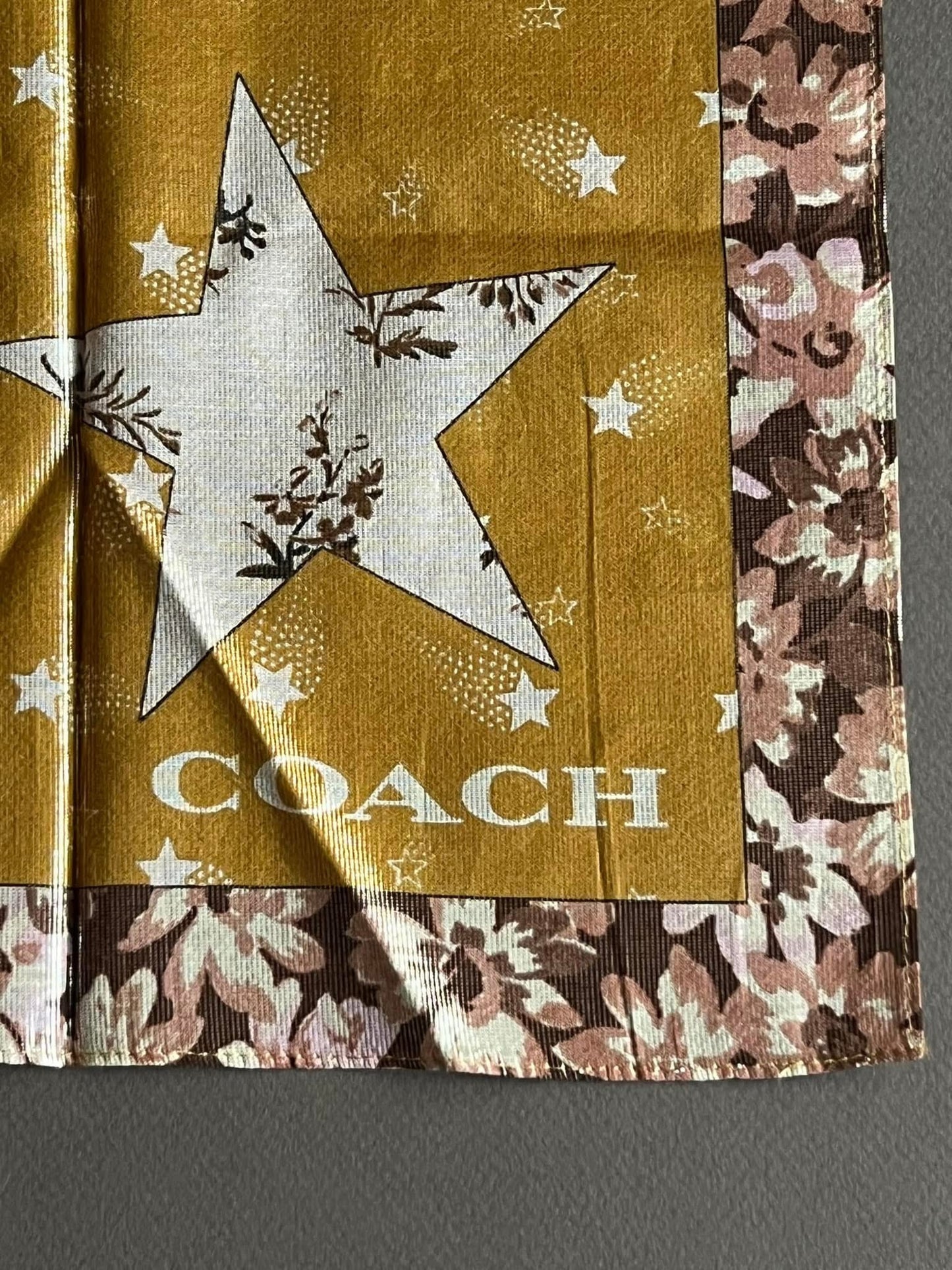 Coach Glam Rock Lame Bandana