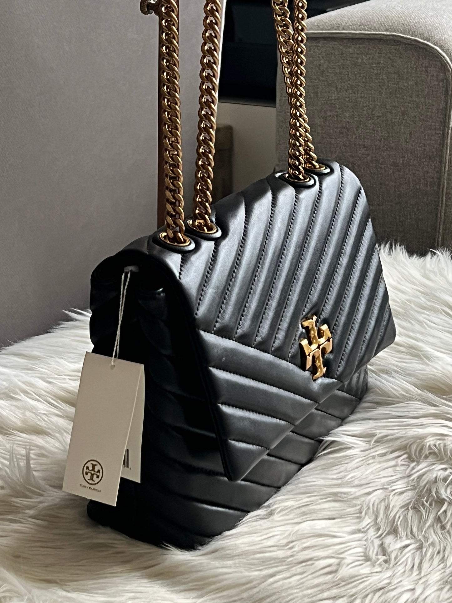 Tory Burch Kira Chevron Convertible Shoulder Bag