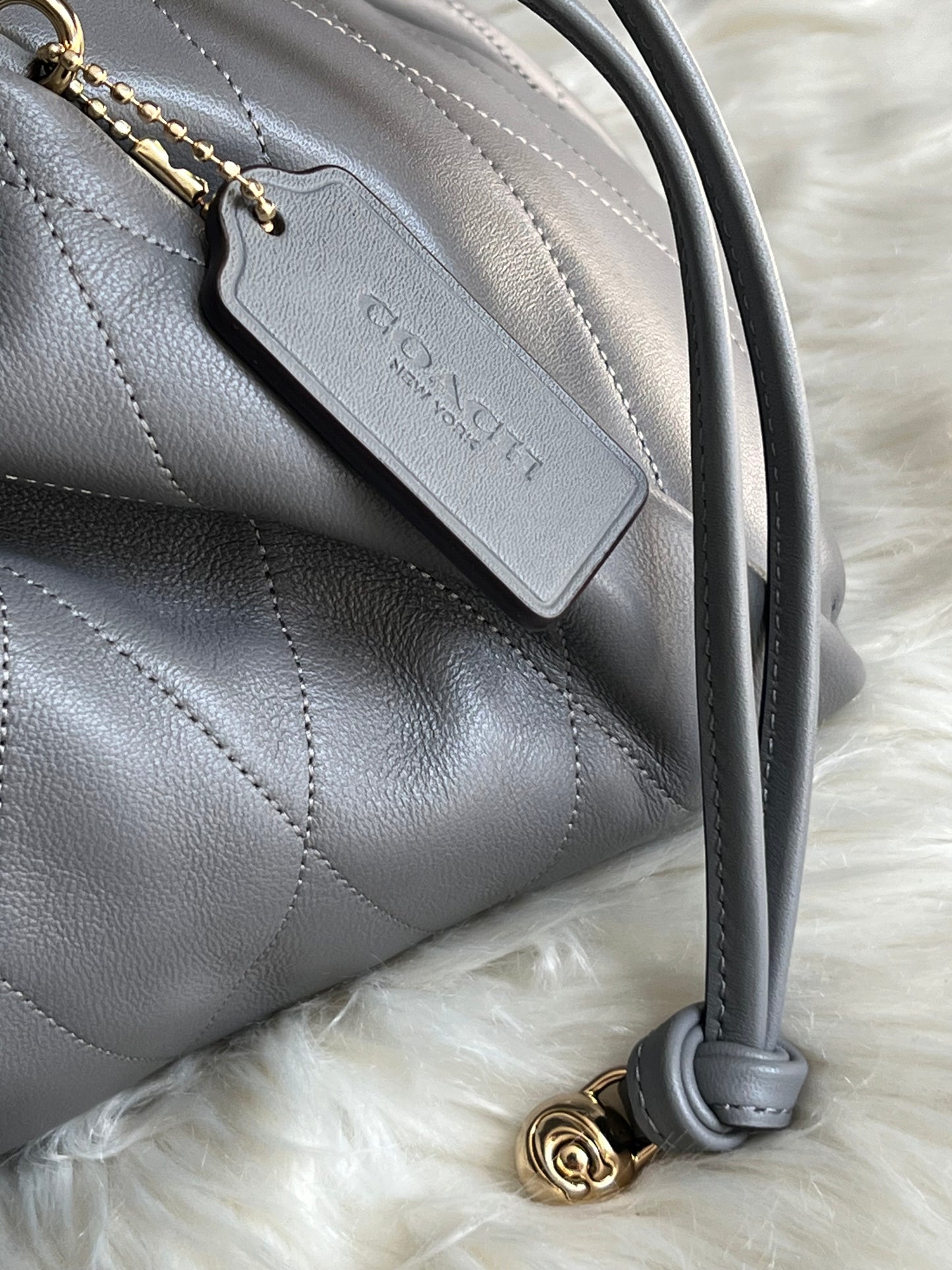 Coach Faye Large Shoulder Bag with Quilting