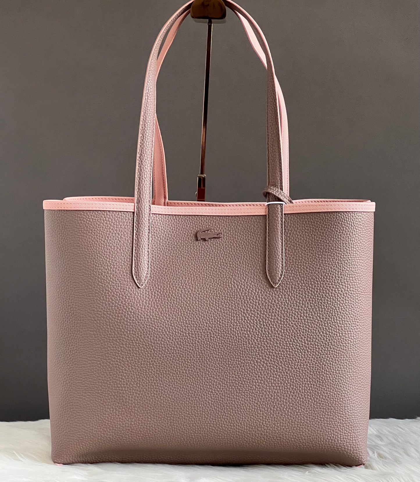 Lacoste Women’s Anna Reversible Tote with Pouch