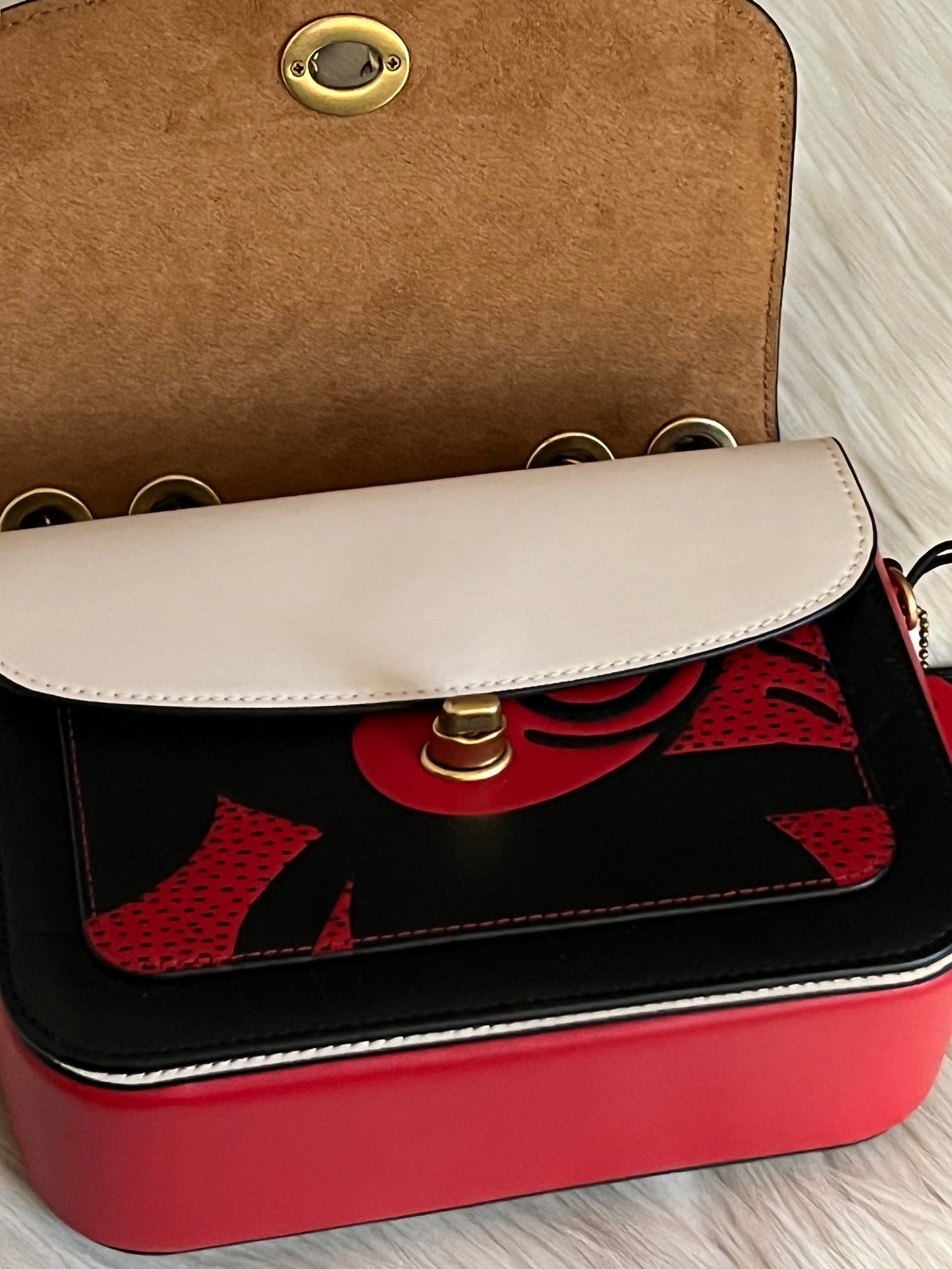 Coach Disney Mickey Mouse X Keith Haring Madison Shoulder Bag 19