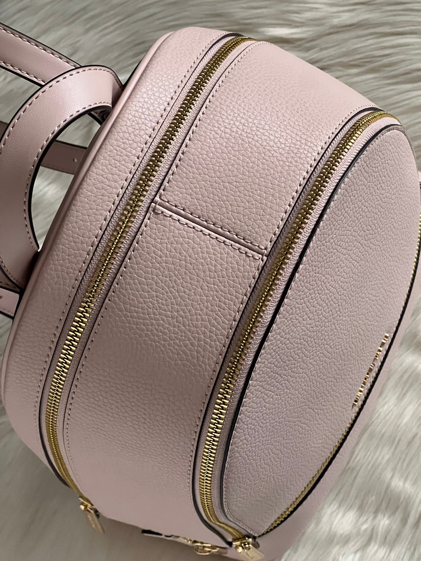 Michael Kors Rhea Medium Pebbled Leather Backpack