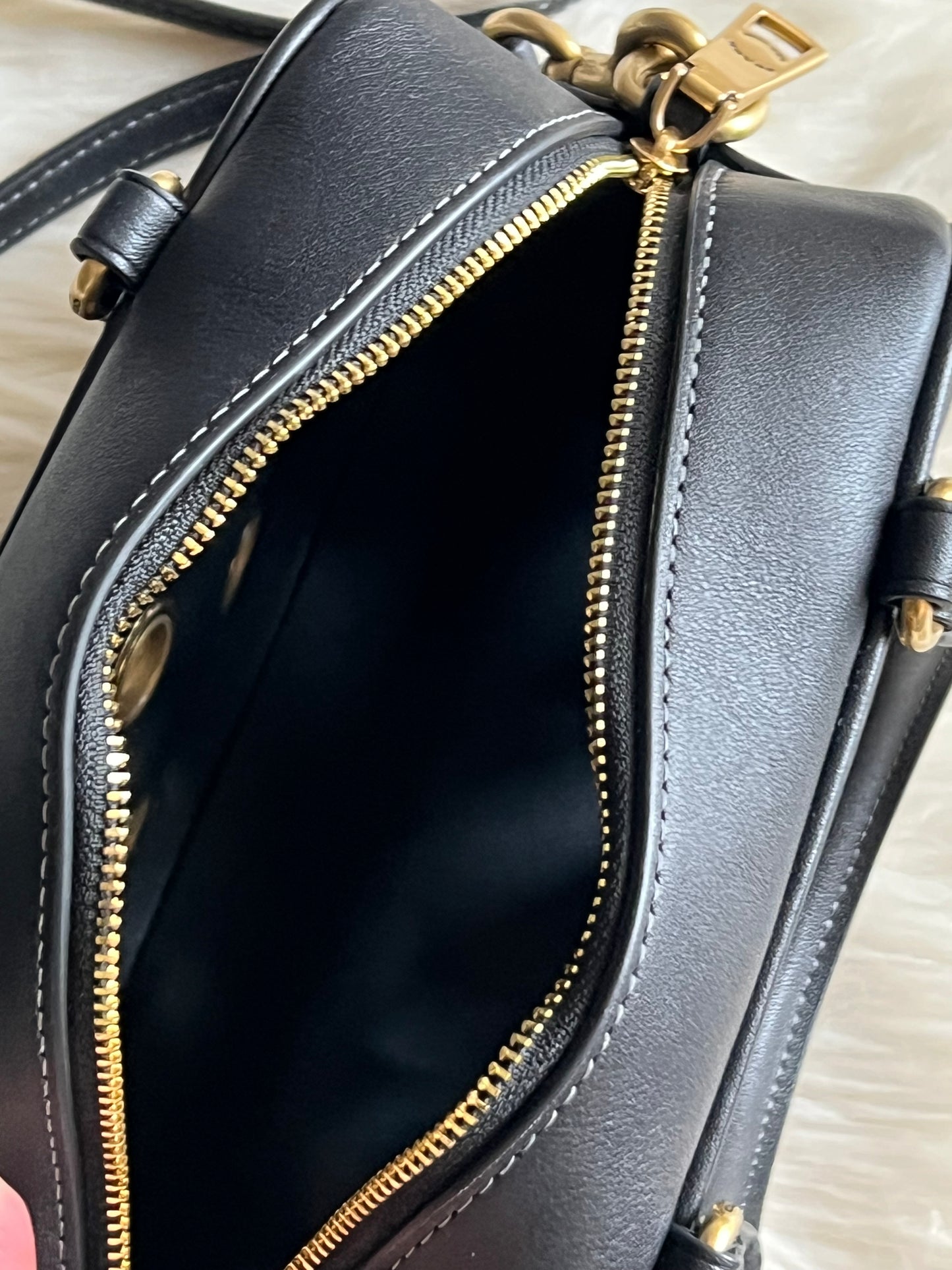 Coach Satchel Crossbody Bag with Grommets