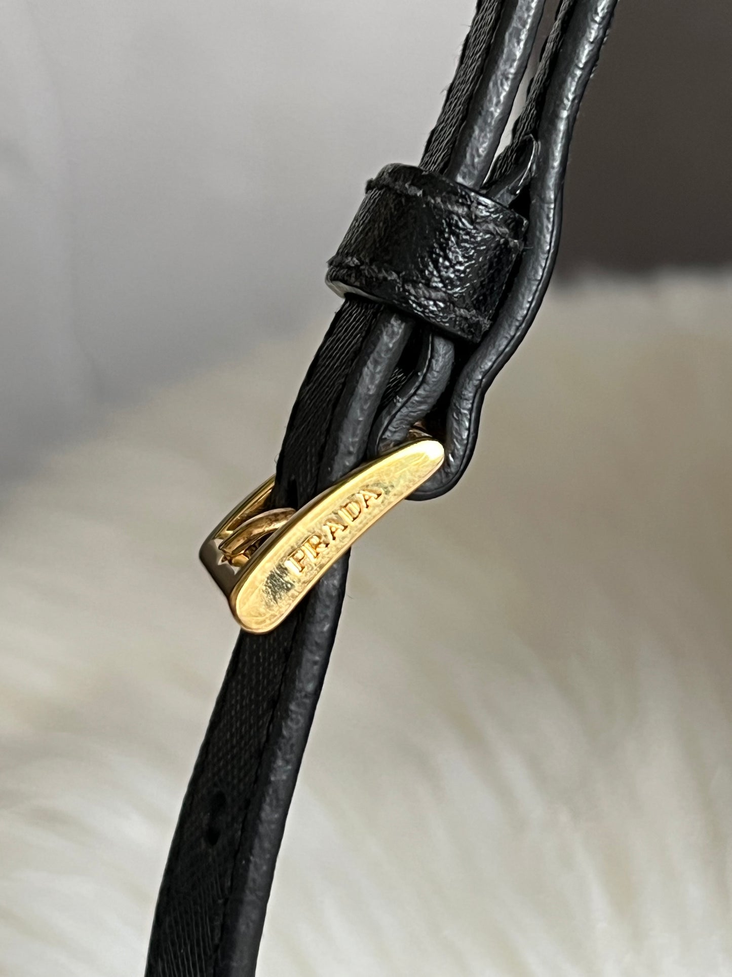 Prada Saffiano Large Dome Tote Bag