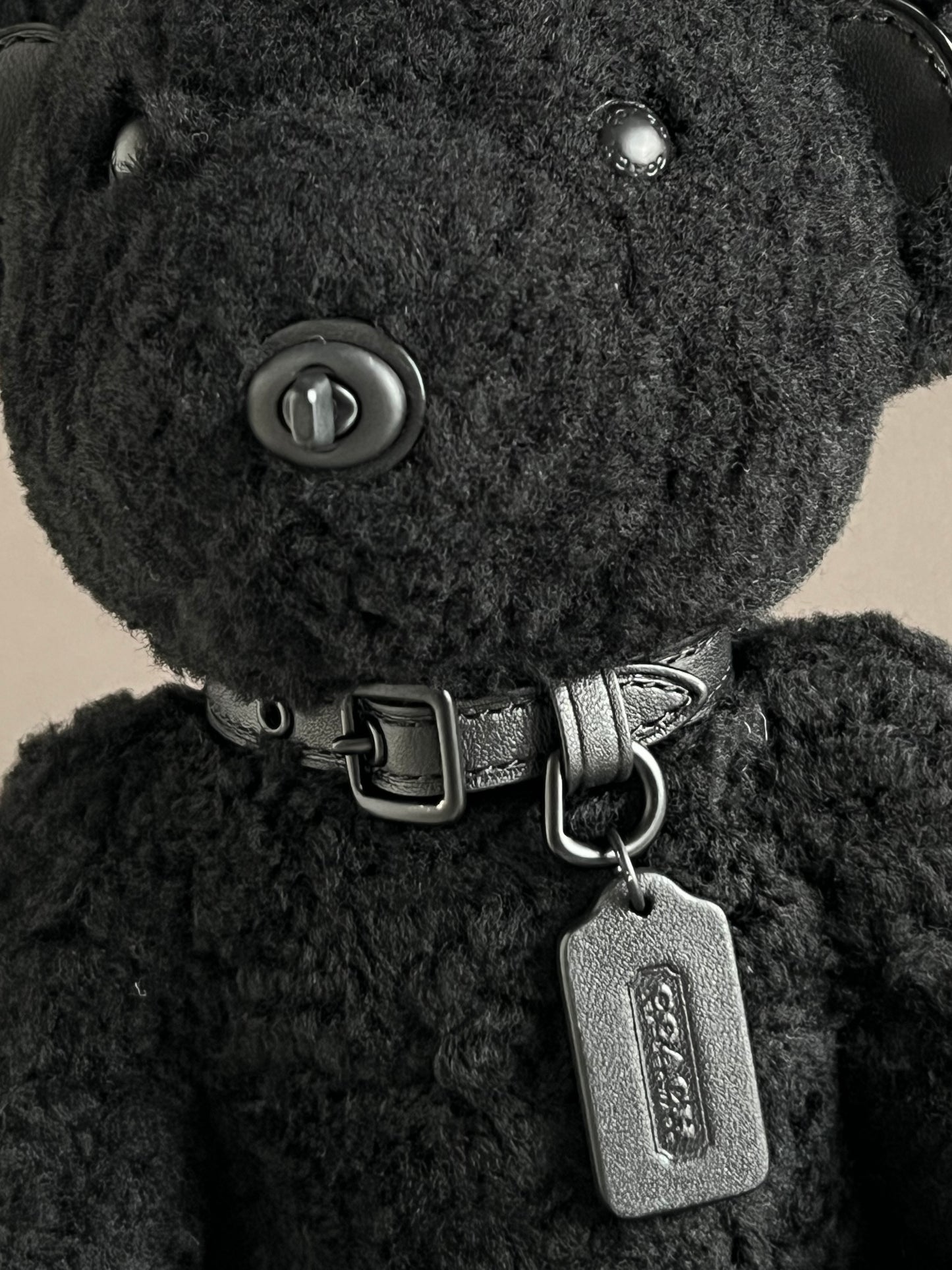 Coach Bear Collectible in Shearling