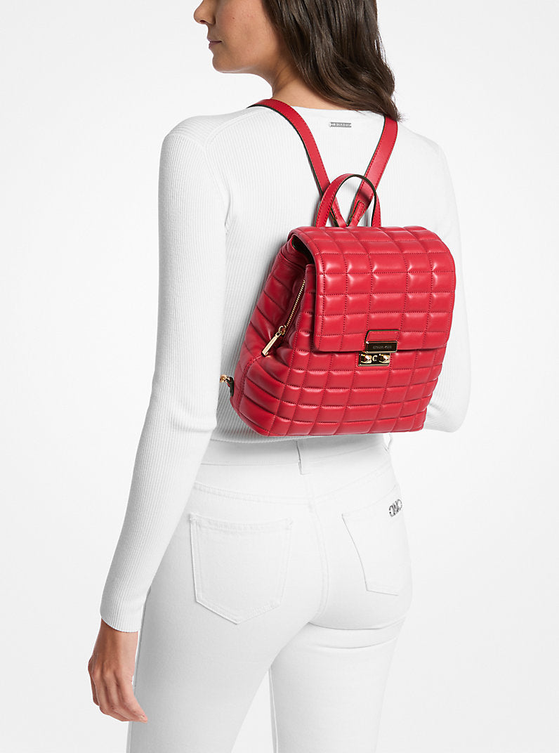 Michael Kors Tribeca Small Quilted Leather Backpack