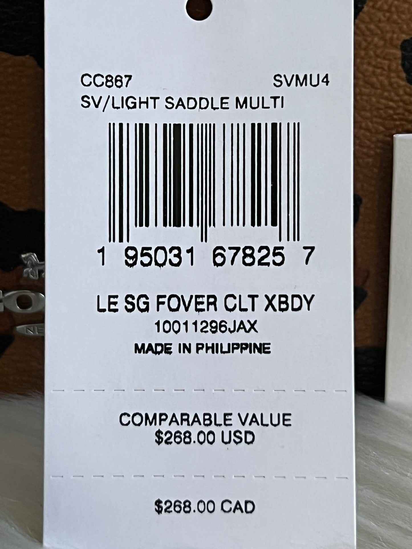 Coach Anna Foldover Clutch Crossbody