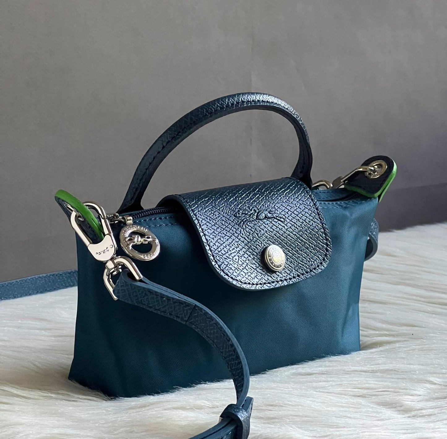 Longchamp XS Le Pliage Original Pouch with Strap