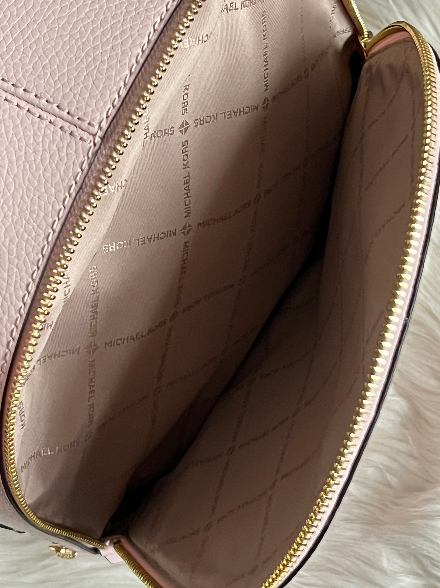 Michael Kors Rhea Medium Pebbled Leather Backpack