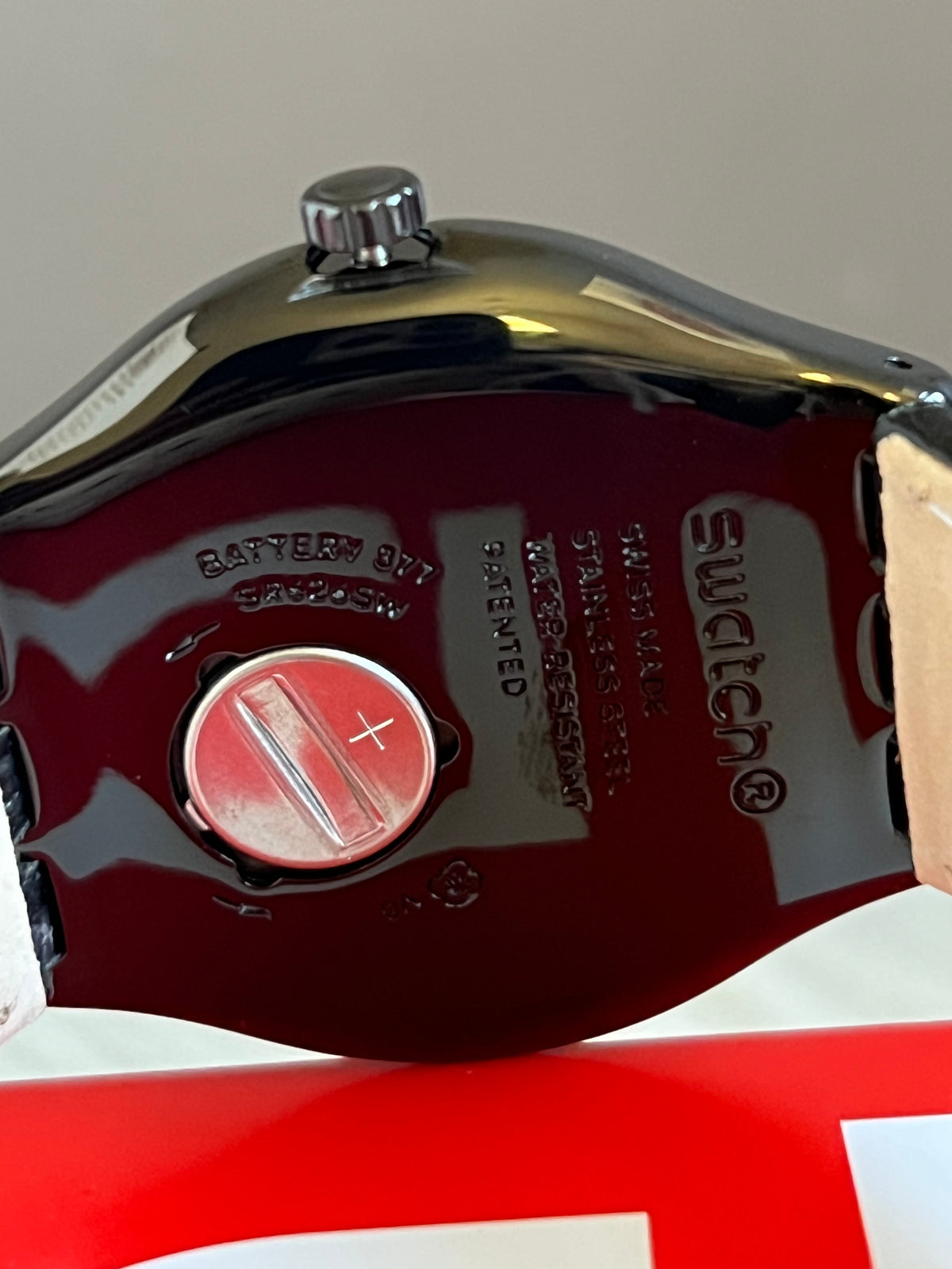 Swatch Black Nachtigall Watch