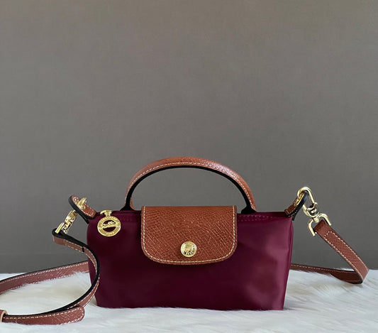 Longchamp XS Le Pliage Original Pouch with Strap