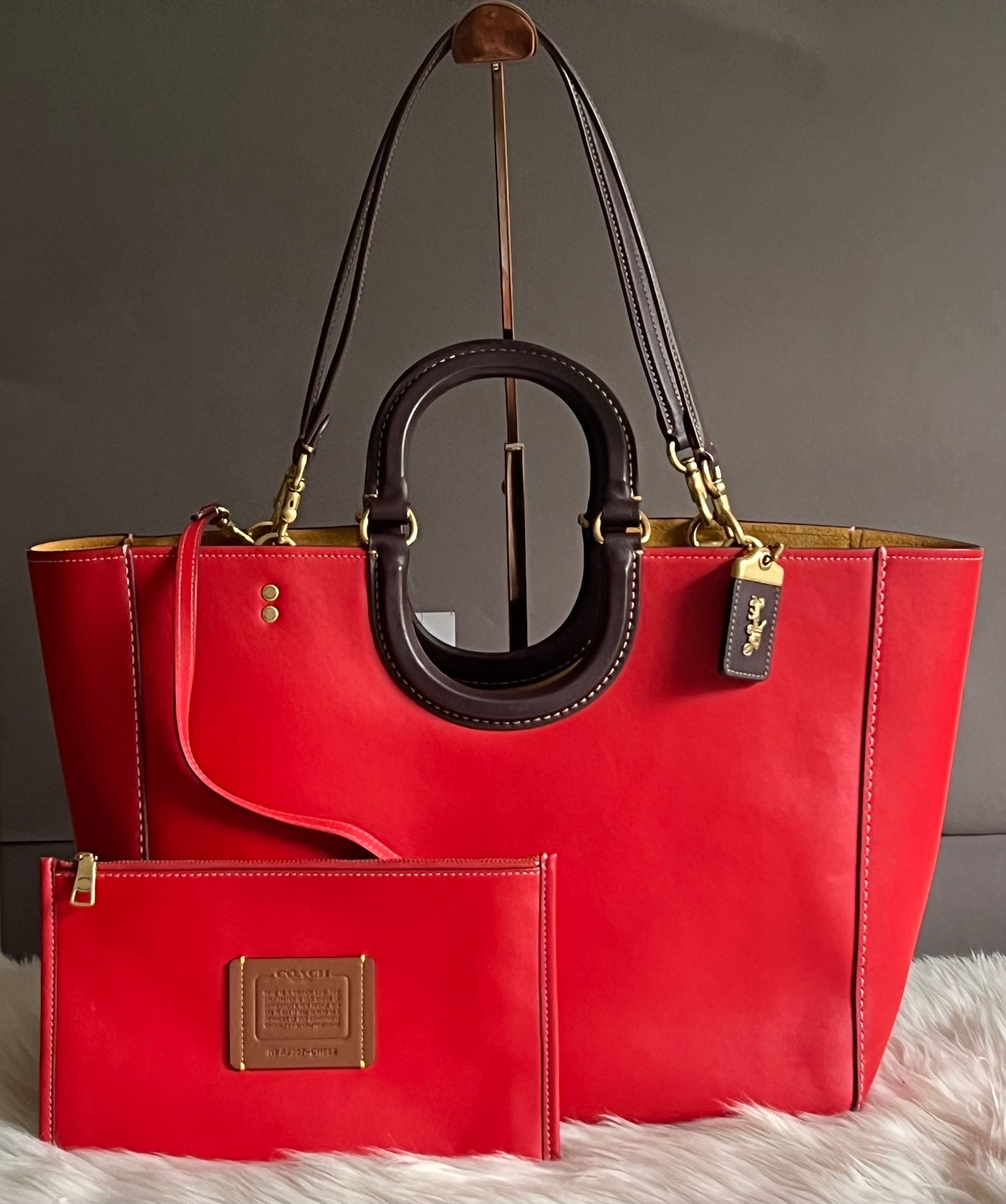 Coach Rae Tote in Colorblock koi