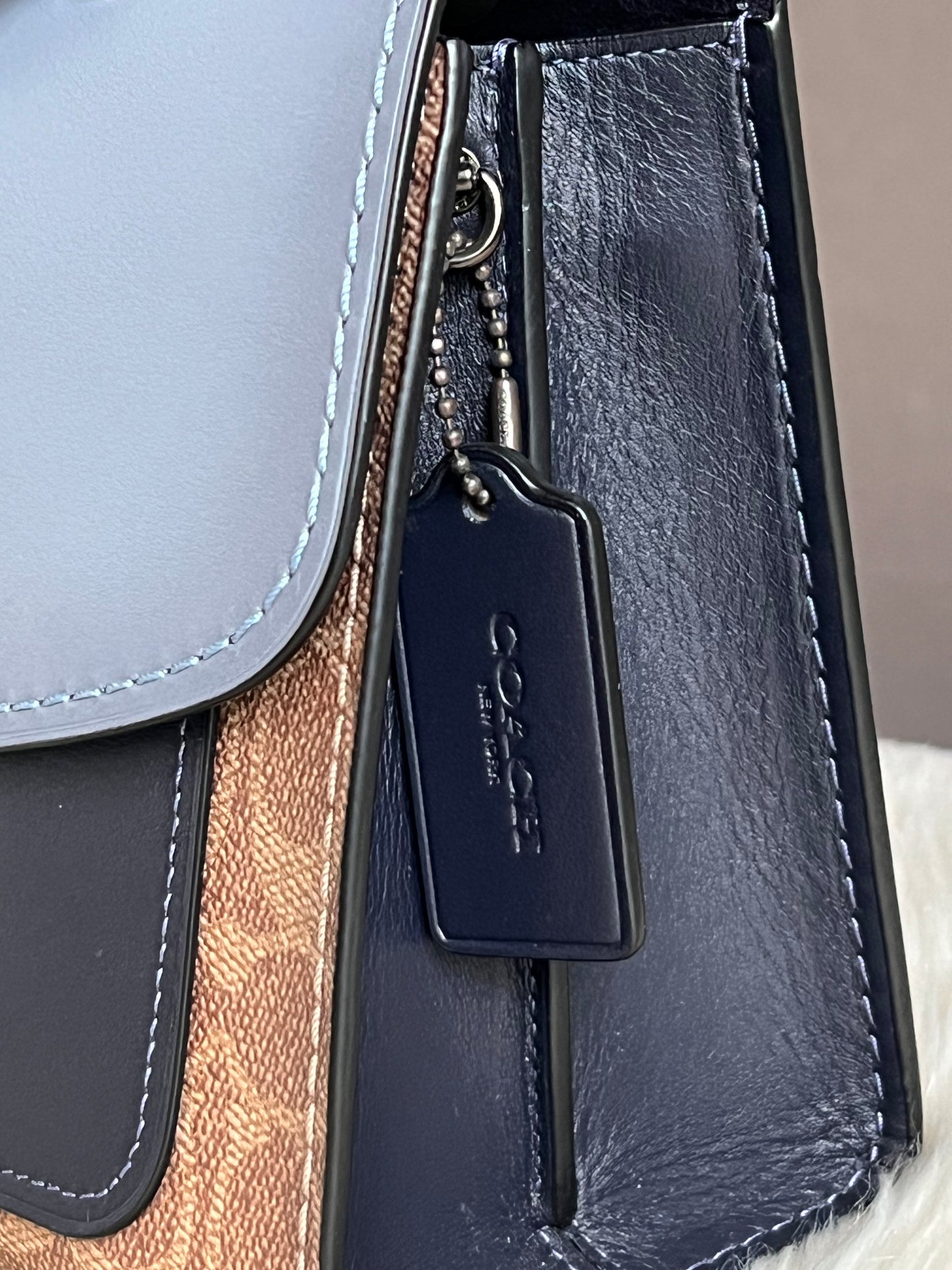 Coach Parker In Colorblock Signature Canvas