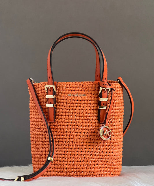 Michael Kors Quinn Extra-Small Crocheted Crossbody Bag