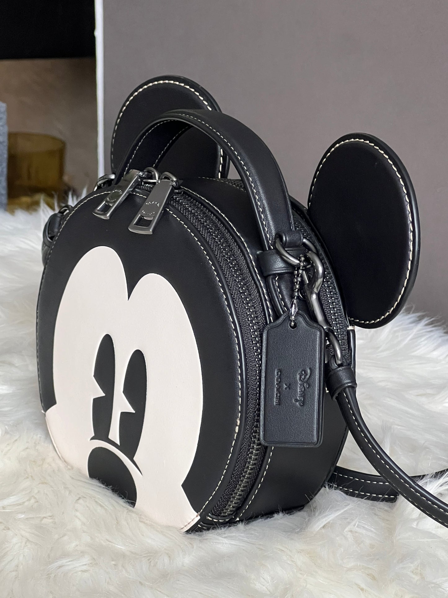 Disney X Coach Mickey Mouse Ear Bag